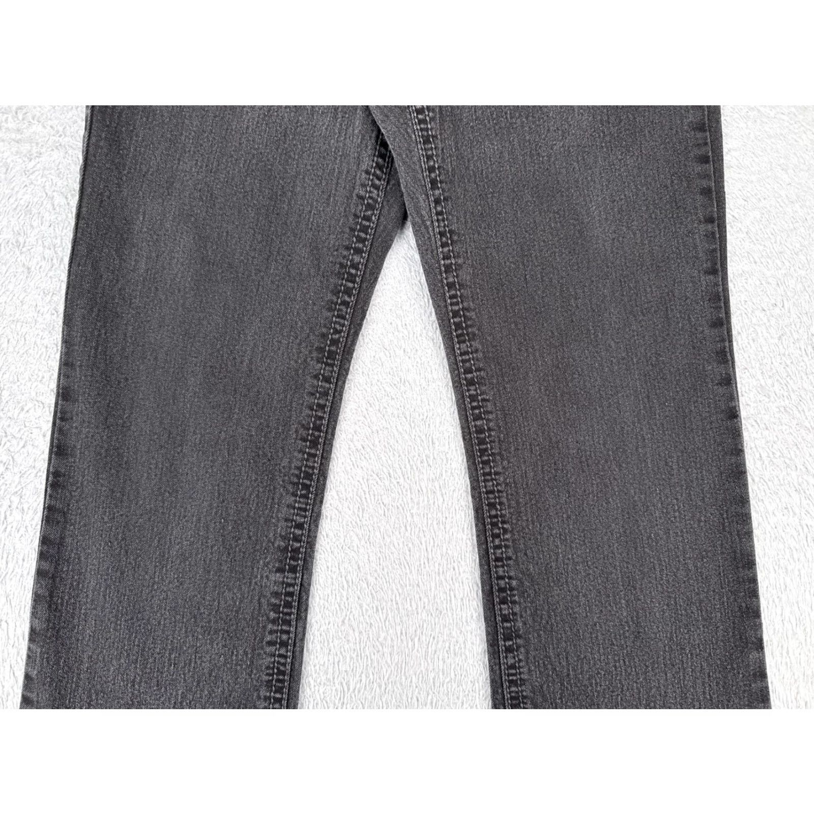 Vintage VINTAGE not applicable; proceed with optimized title: Code Bleu Jeans Women Bootcut Jeans Black 30x30 Regular Cotton Blend Denim 5-Pocket 10 Mid Rise Size 32" / US 10 / IT 46 - 3 Thumbnail