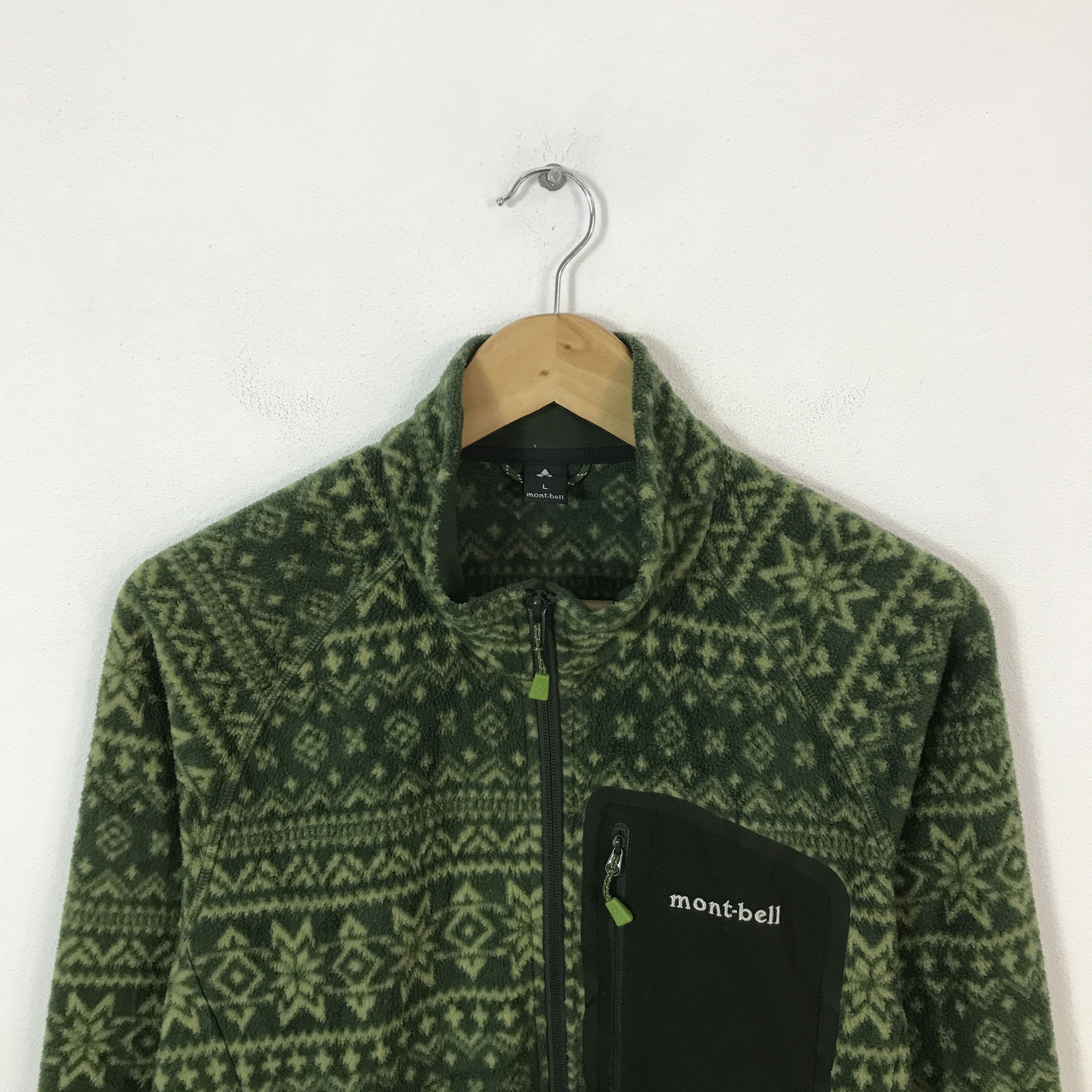 Montbell vtg montbell fleece navajo outdoor jacket K63B5 Size US L / EU 52-54 / 3 - 2 Thumbnail