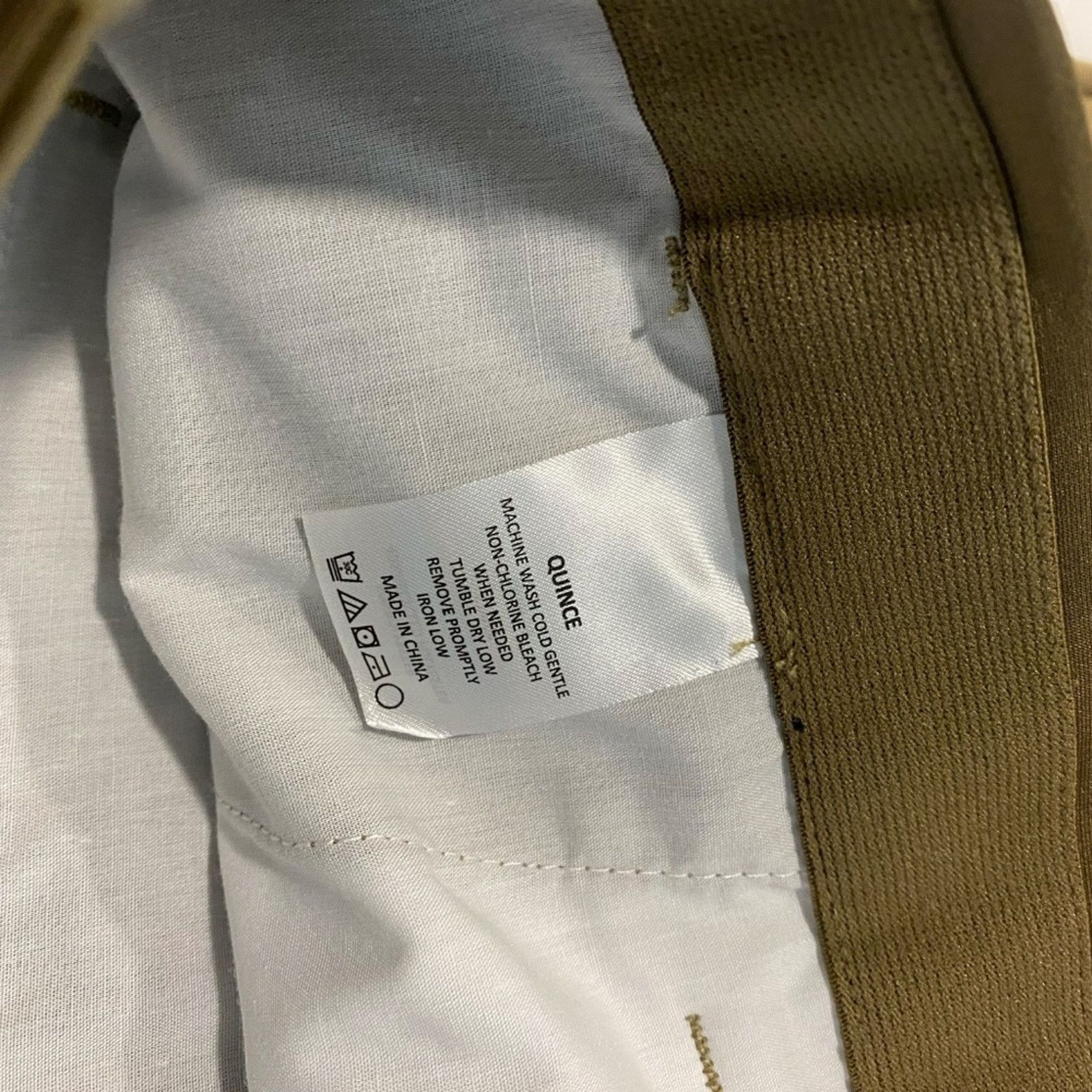Quince Quince Men's Khaki Chino Pants - 36x32 Size US 36 / EU 52 - 8 Thumbnail