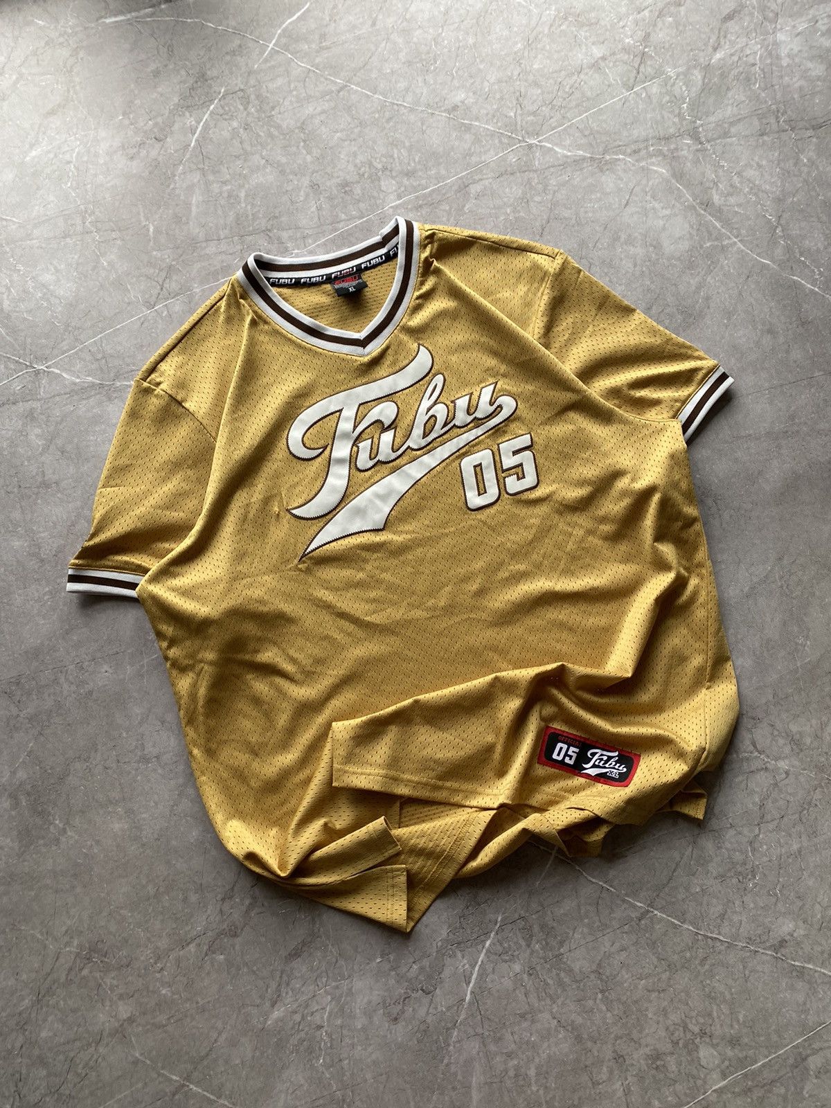 Fubu Vintage Y2K Fubu 05 Rap Boxy Jersey T-Shirt Retro Hip Hop Size US XL / EU 56 / 4 - 1 Thumbnail