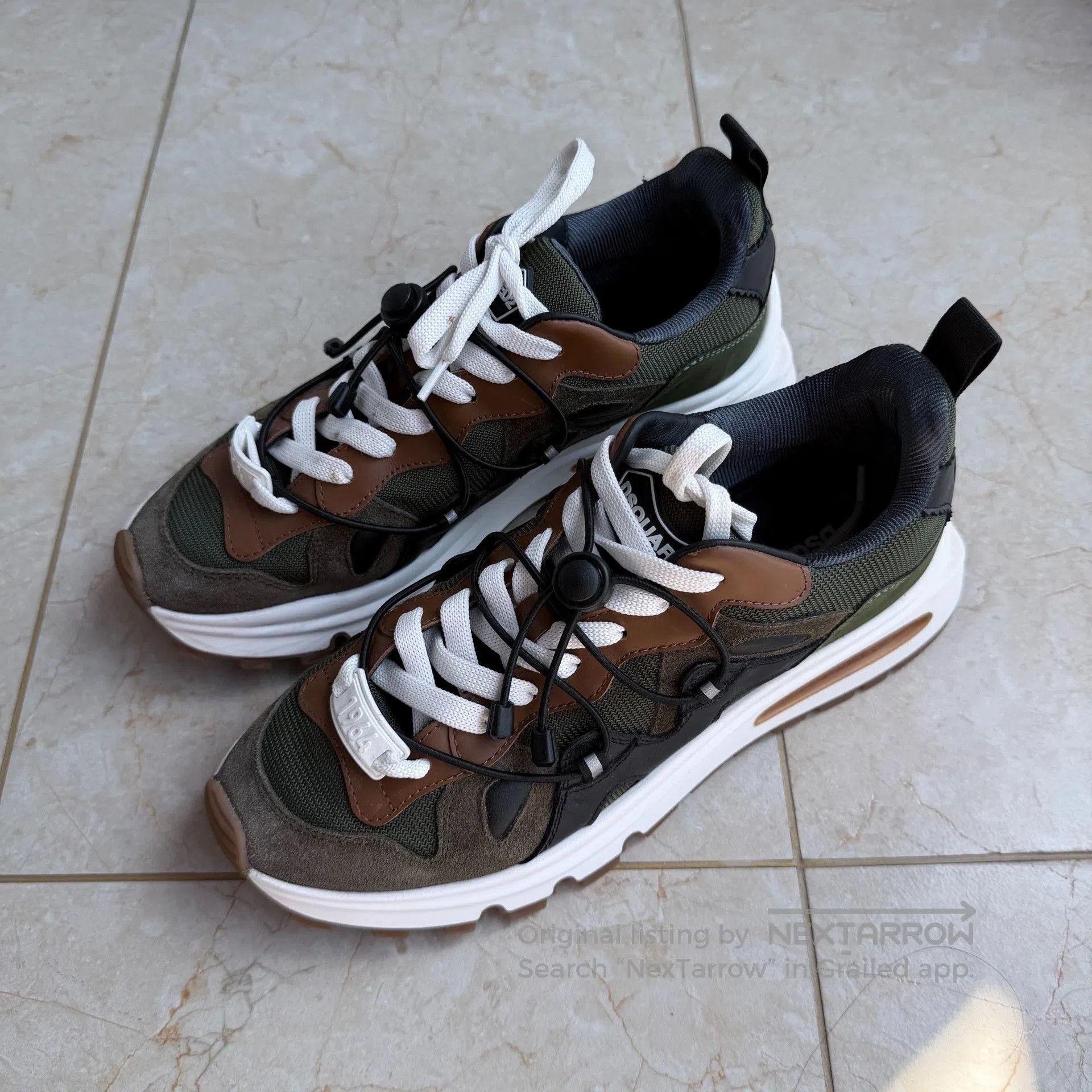 Dsquared2 DSQUARED2 2Run Running Dad Shoes. Size US 8 / EU 41 - 2 Thumbnail