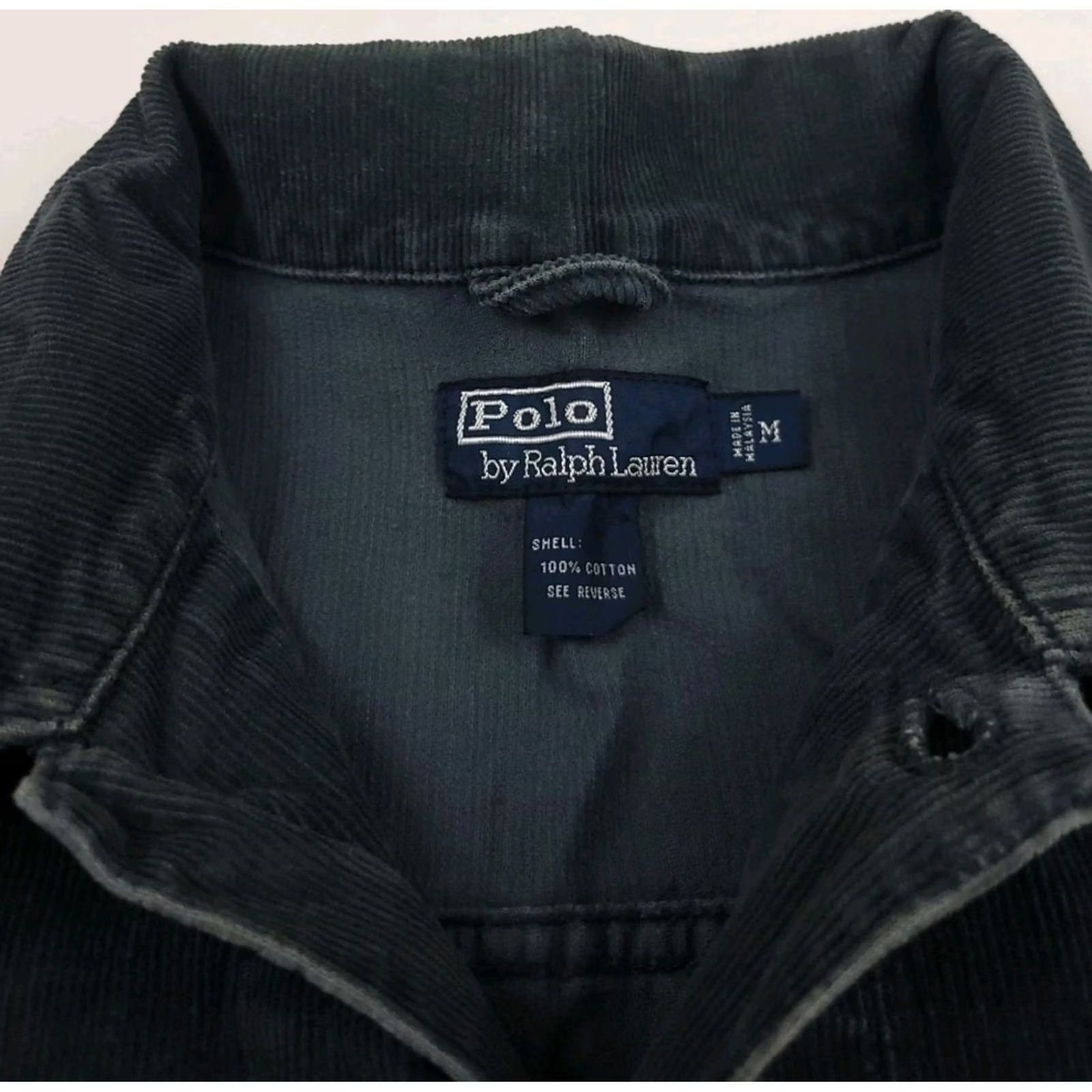 Polo Ralph Lauren VINTAGE Polo Ralph Lauren Jacket Mens M Blue Corduroy Trucker Cotton Country USA Size US M / EU 48-50 / 2 - 5 Thumbnail