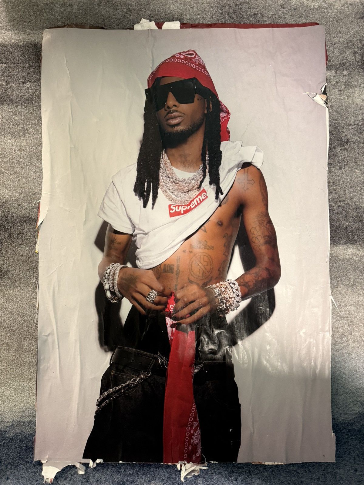 Supreme Playboi Carti Supreme Poster 2025 (Original) Rare Collectors Size ONE SIZE - 6 Thumbnail