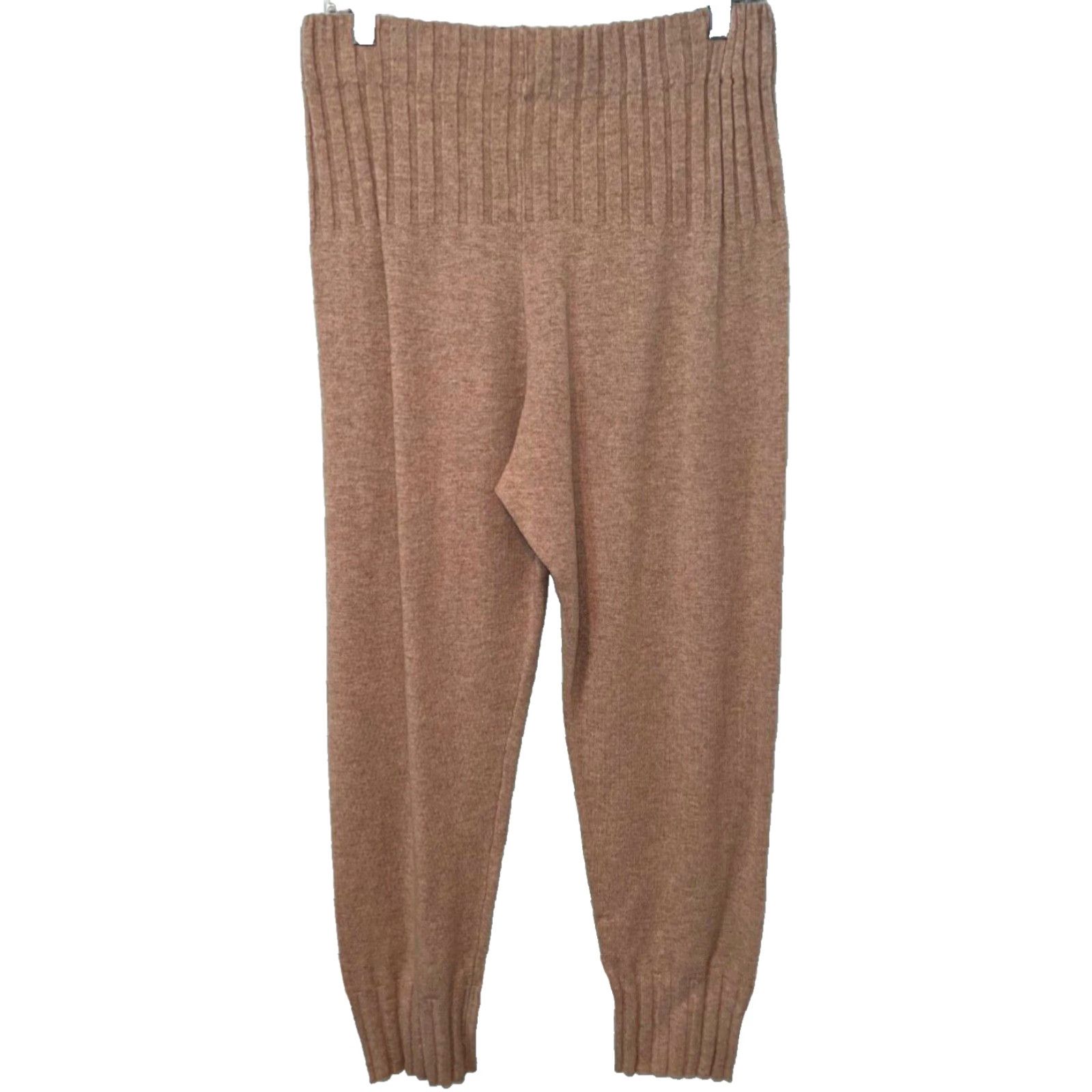 Vintage Leo & Ugo Womens Pants Beige Size 5 High Rise Wide Leg Dress Pant 100% Wool Size 27" / US 4 / IT 40 - 3 Thumbnail