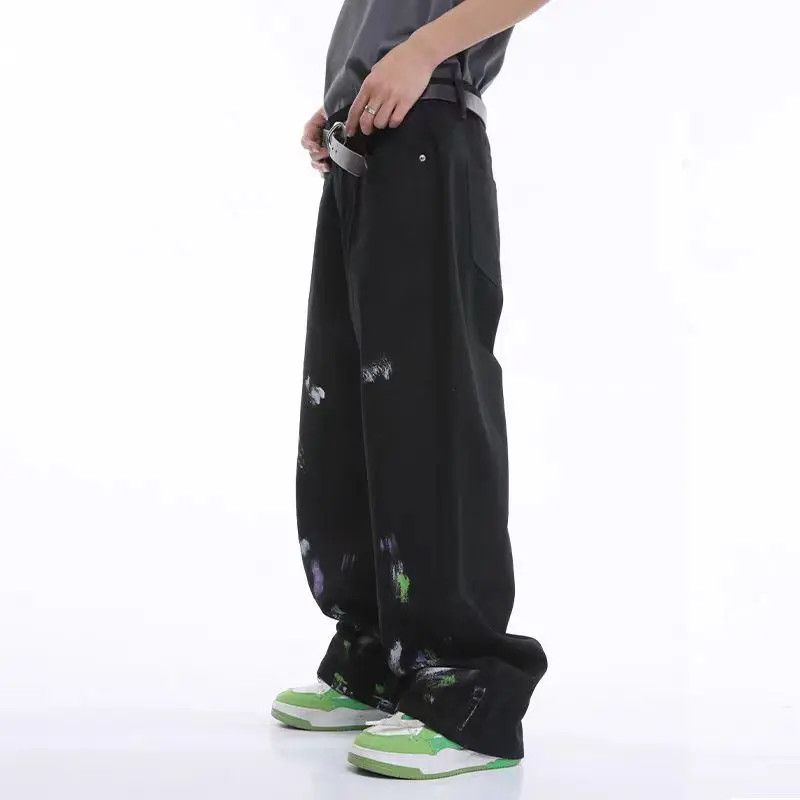 Japanese Brand × Jean Graffiti Harajuku Loose Casual Pants Size US 32 / EU 48 - 1 Thumbnail