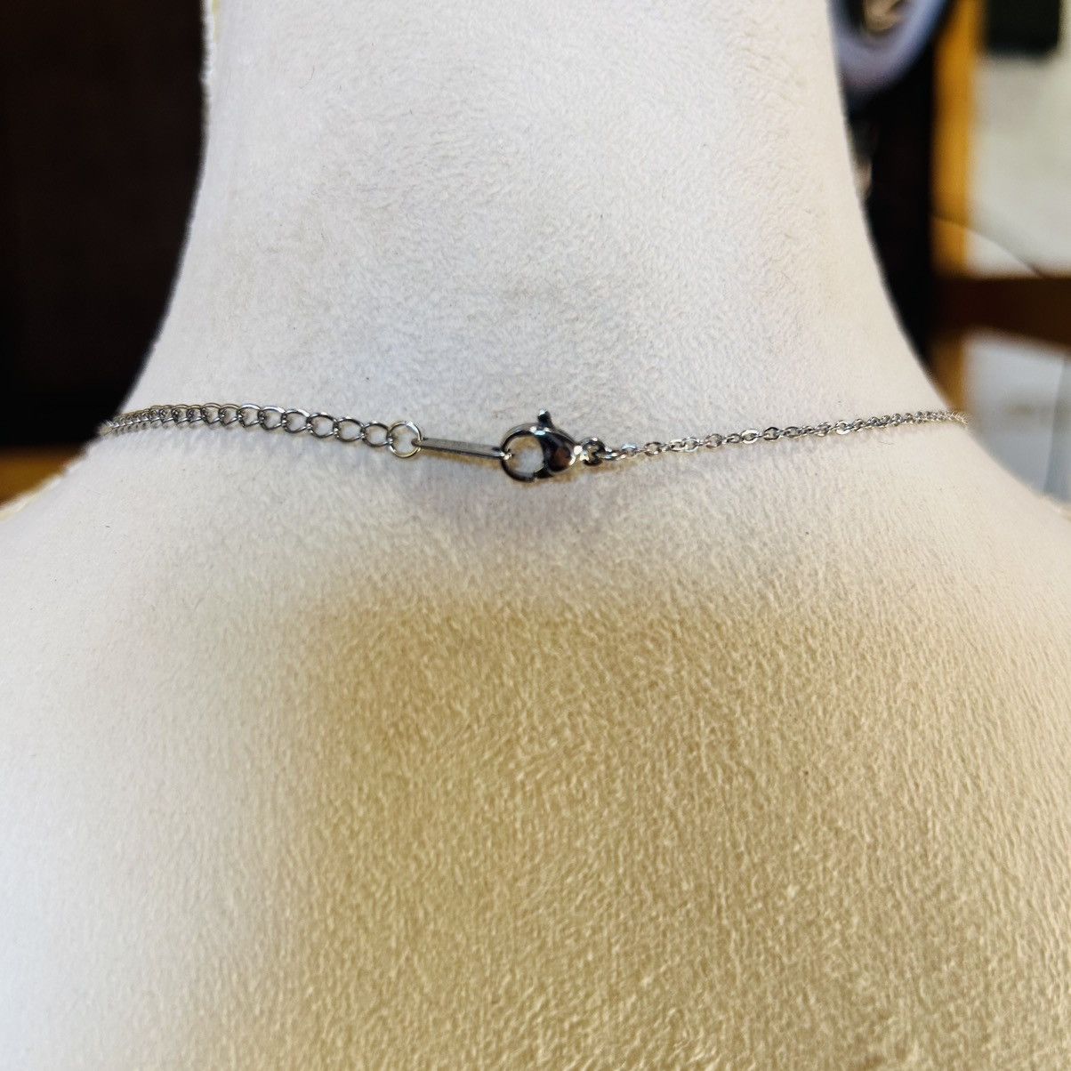Handmade Handcrafted elegant genuine stone pendant on chain necklace Size ONE SIZE - 5 Thumbnail