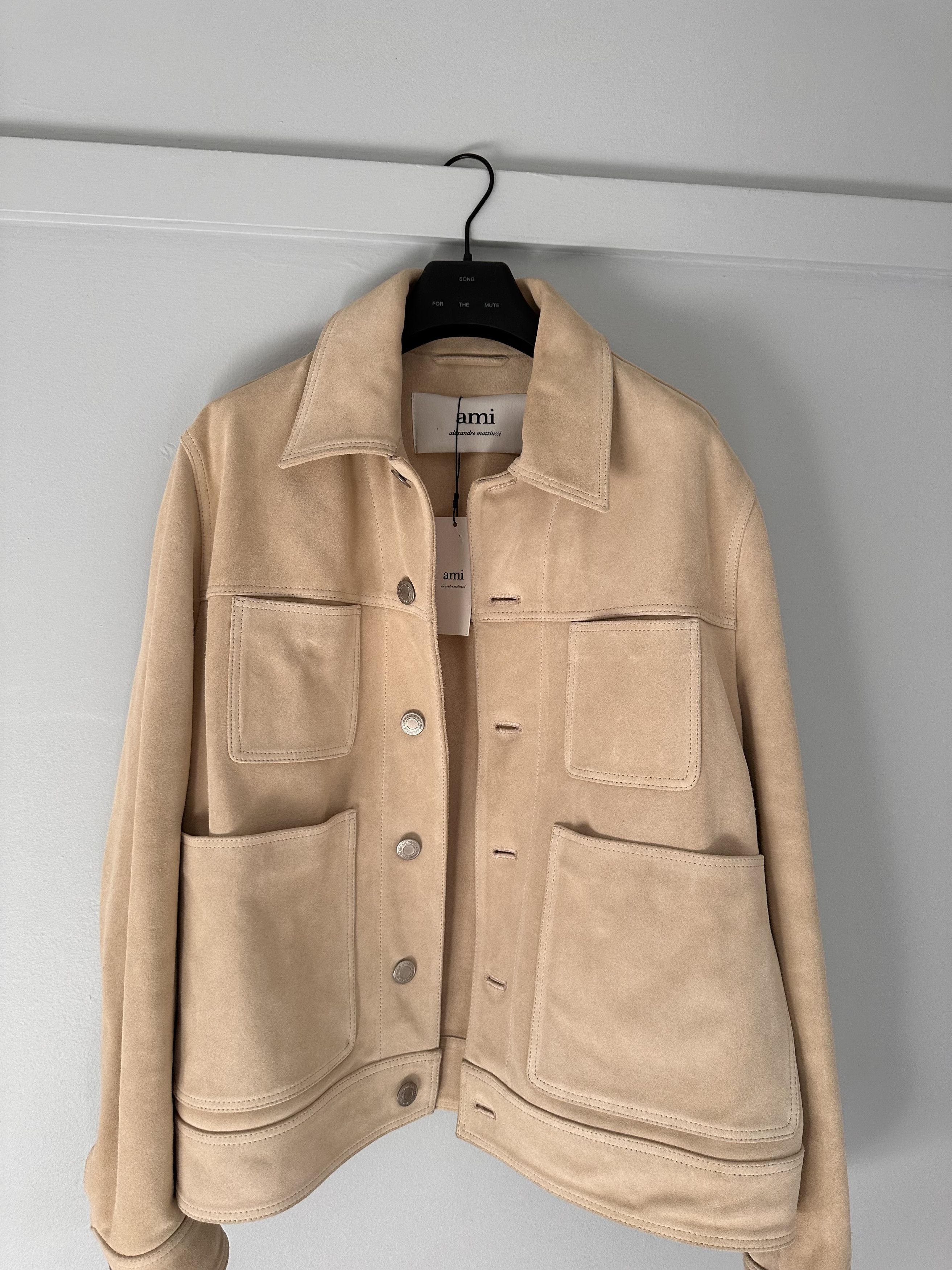 AMI AMI Paris Suede Jacket Size US L / EU 52-54 / 3 - 1 Thumbnail