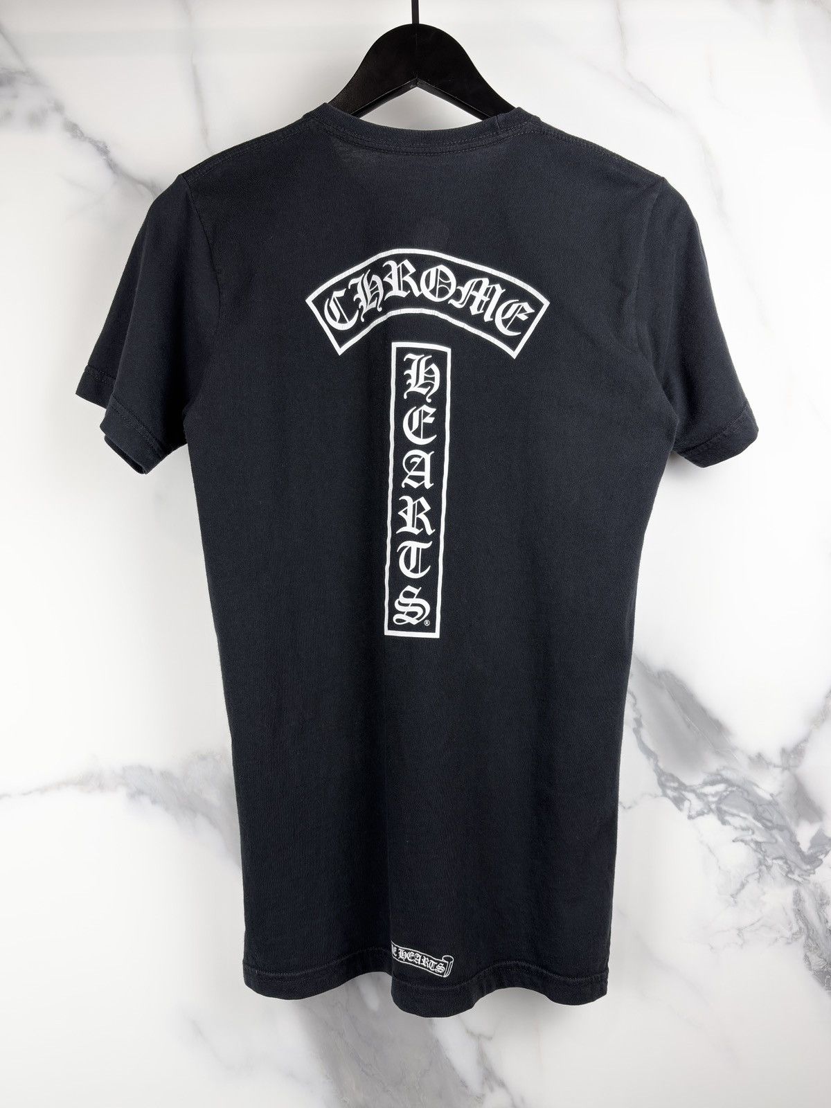 Chrome Hearts Chrome Hearts Cross T Bar Horseshoe Pocket Tshirt Black Size US S / EU 44-46 / 1 - 1 Thumbnail
