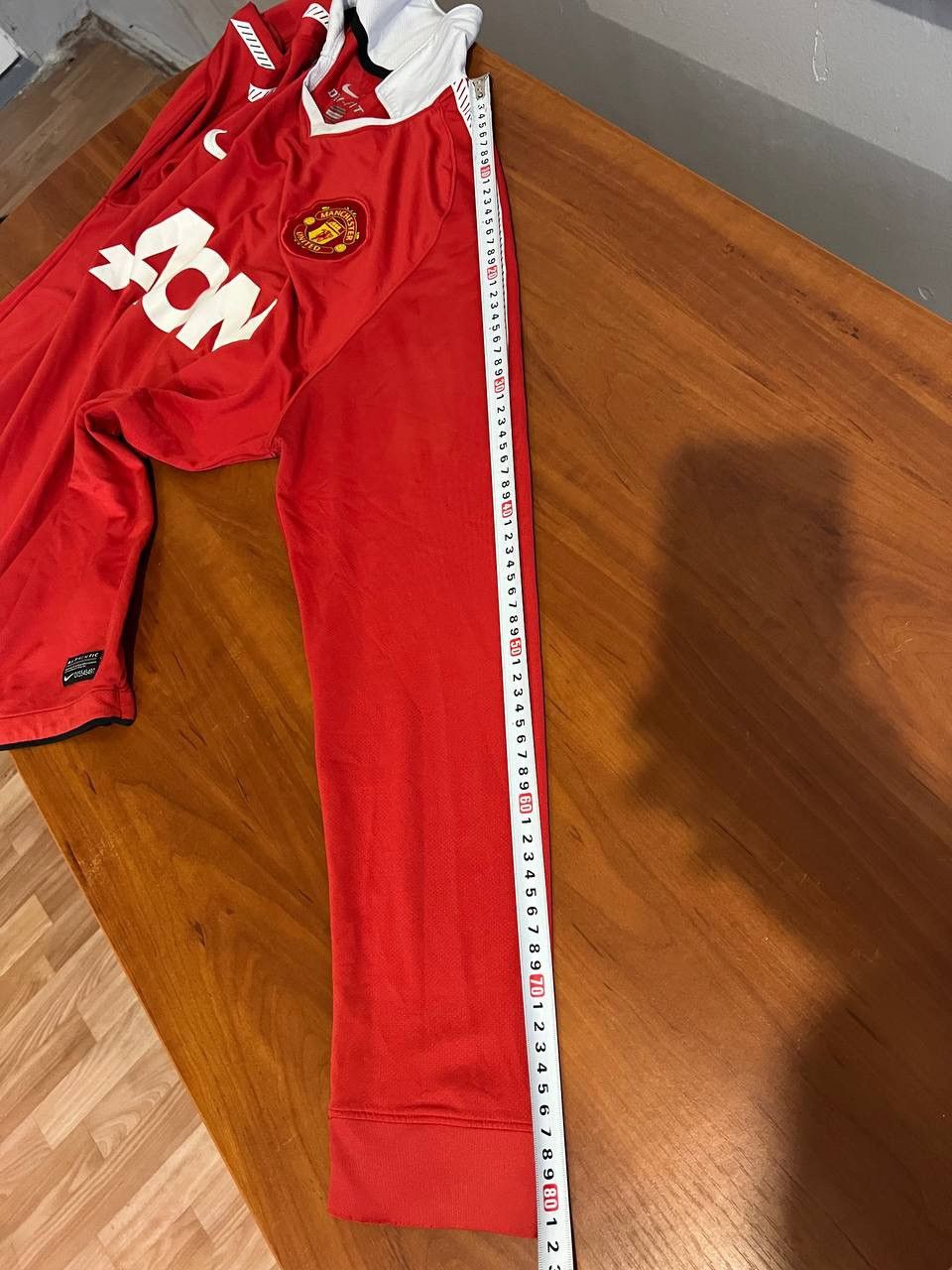 Nike 2010/11 MANCHESTER UNITED #7 HOME SOCCER JERSEY SHIRT NIKE L Size US L / EU 52-54 / 3 - 22 Thumbnail