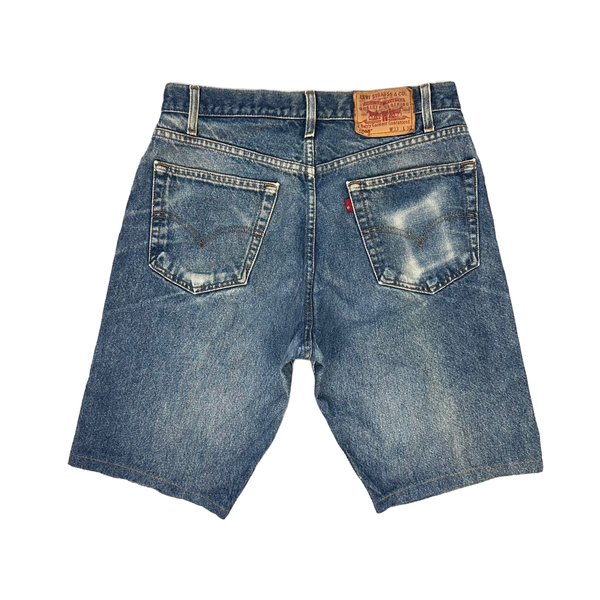 LEVIS 505 SINGLE R CUSTOM DENIM SHORTS #8405-007