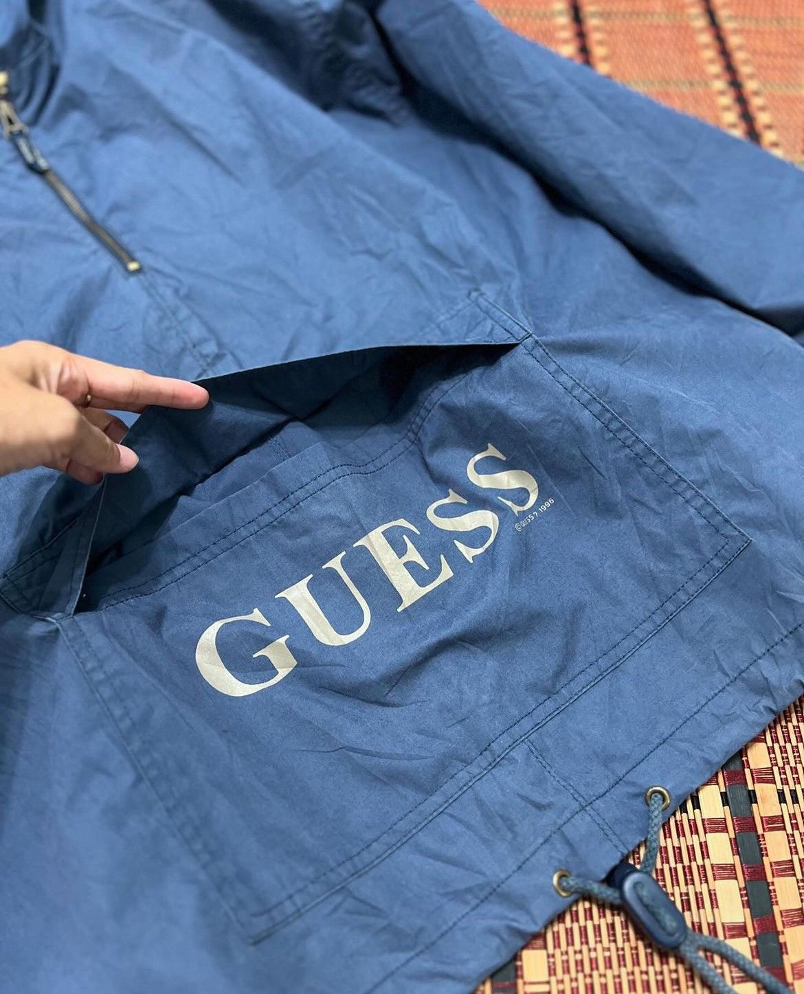 Guess Vintage 1990s Guess Pullover Jacket Size US M / EU 48-50 / 2 - 4 Thumbnail