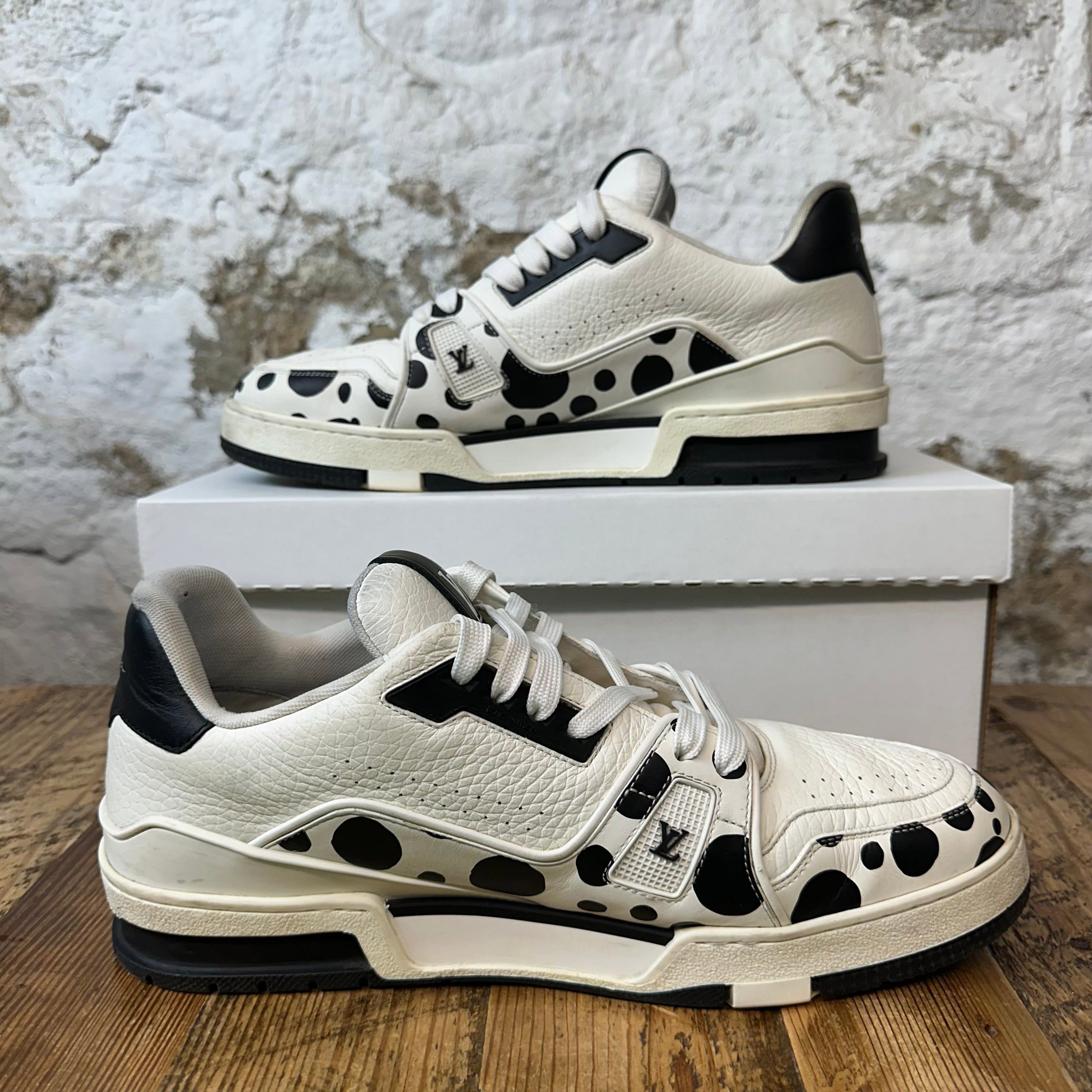 Louis Vuitton Louis Vuitton Yayoi Kusama Black White Trainer Sz 10(8.5LV) Size US 10 / EU 43 - 1 Thumbnail