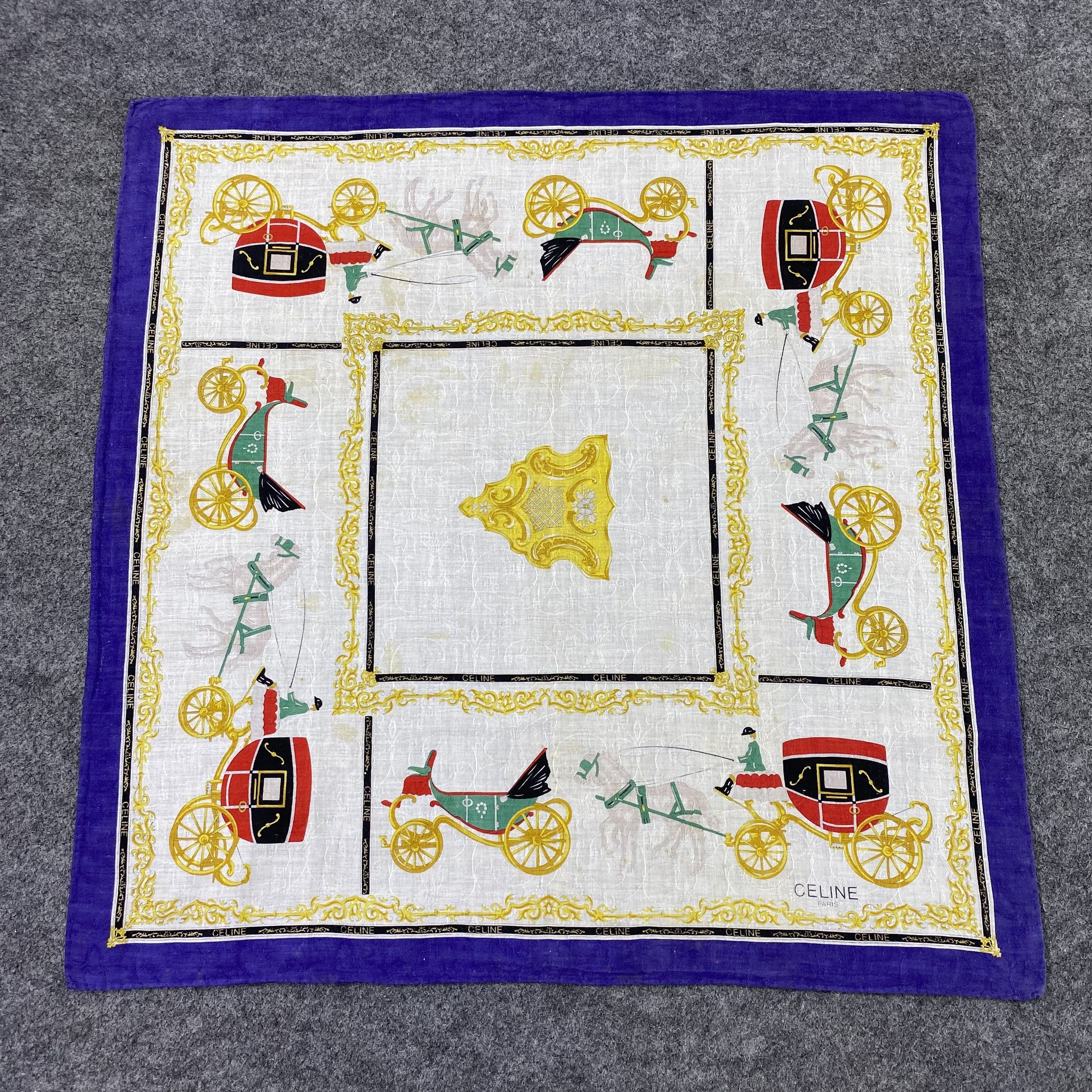 Celine Celine Handkerchief / Bandana / Neckerchief-B2326 Size ONE SIZE - 3 Thumbnail