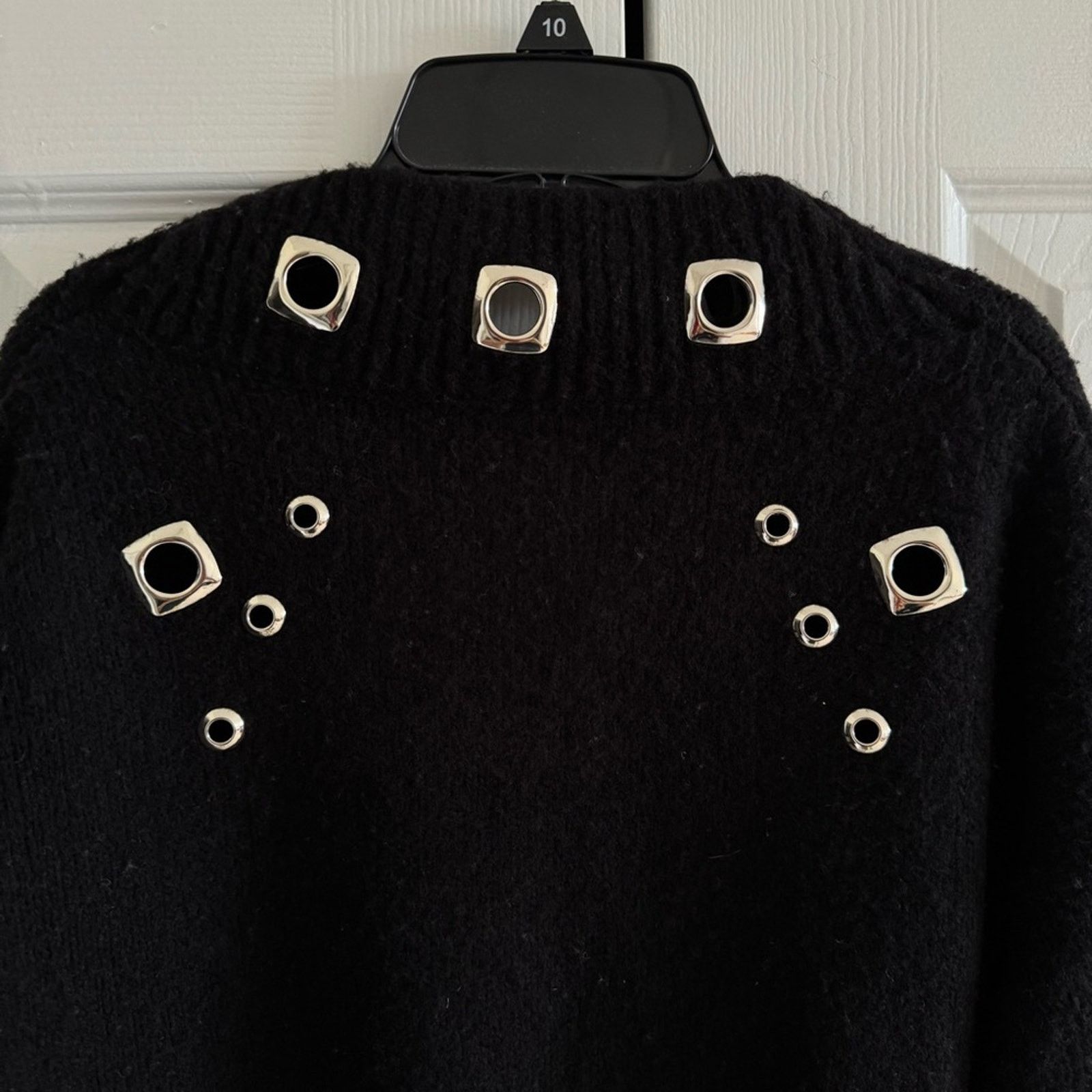 Pinko NWT! PINKO Boxy Pullover Black, Size S, MSRP. $357 Size S / US 4 / IT 40 - 7 Thumbnail