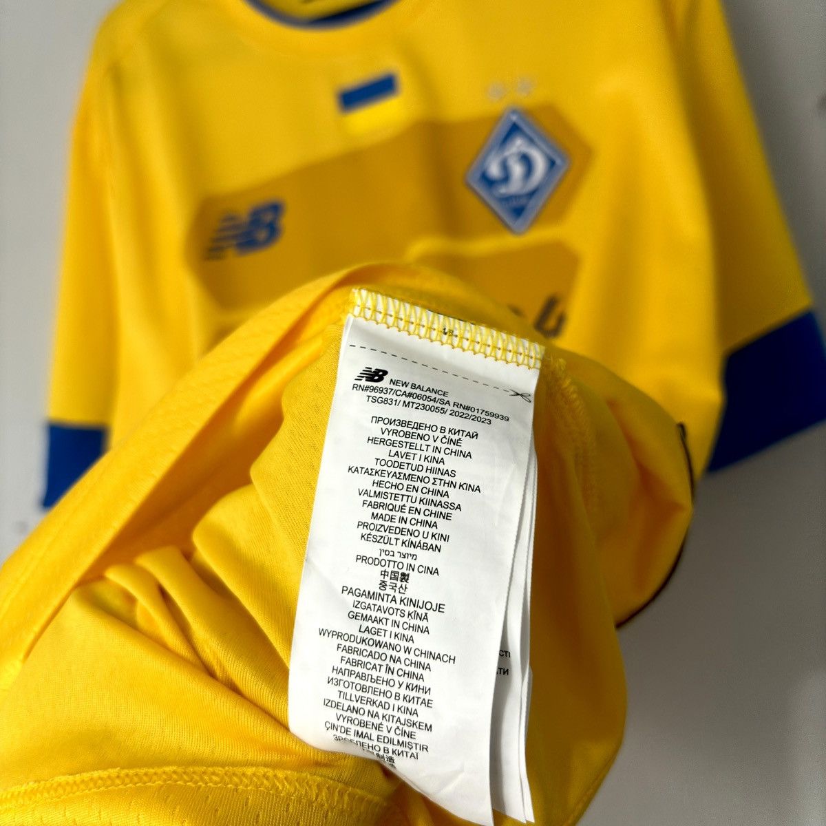 New Balance 2023 2024 Dynamo Kyiv GAME ISSUE New Balance Soccer Jersey Size US XL / EU 56 / 4 - 7 Thumbnail