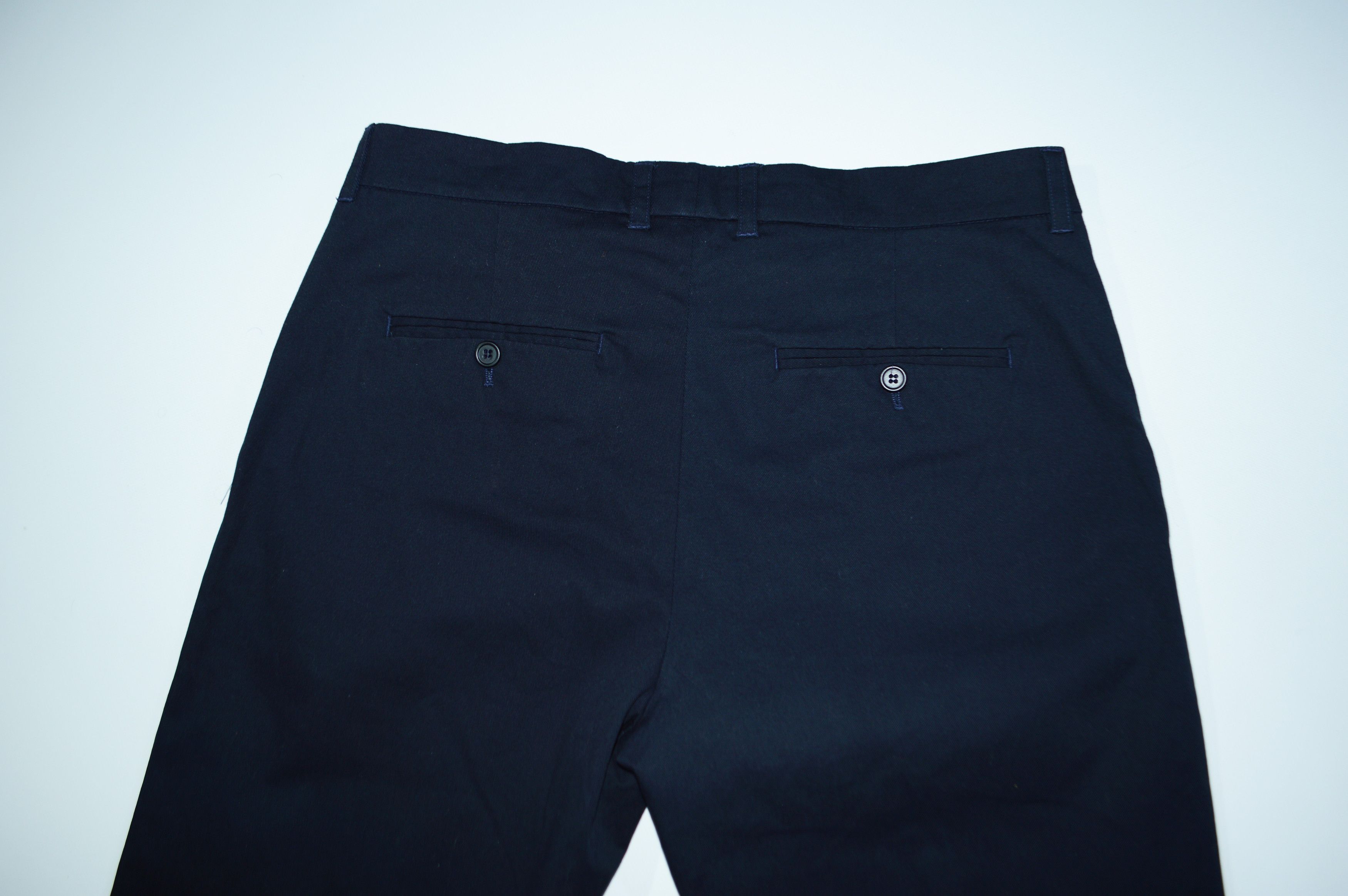 Andrea Pompilio Andrea Pompilio Navy Stretch Cotton Chino Pants Size 48 Size US 32 / EU 48 - 7 Thumbnail