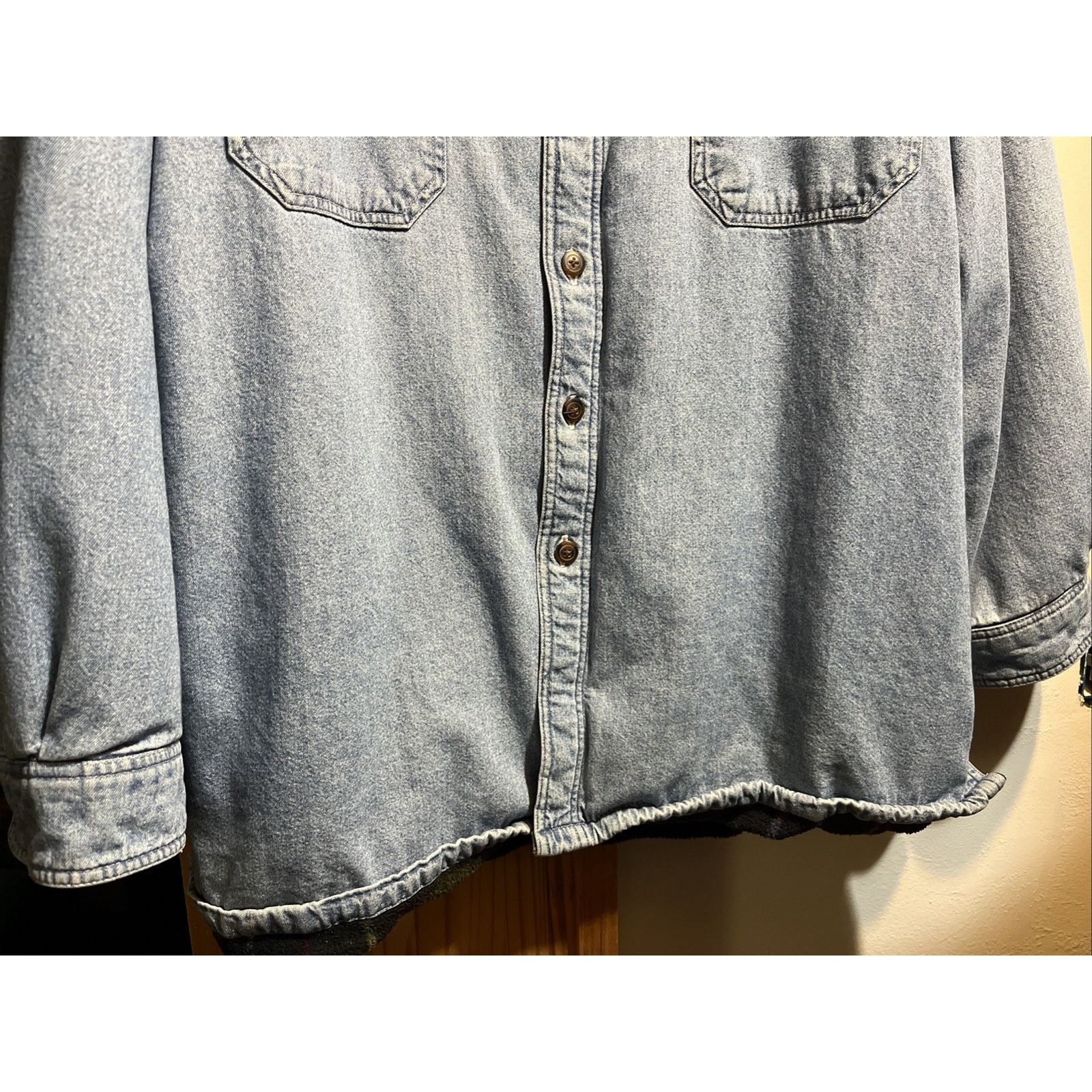 Wolverine Wolverine Jacket Mens XXL Blue Denim Shirt Jacket Workwear Size US XXL / EU 58 / 5 - 6 Thumbnail