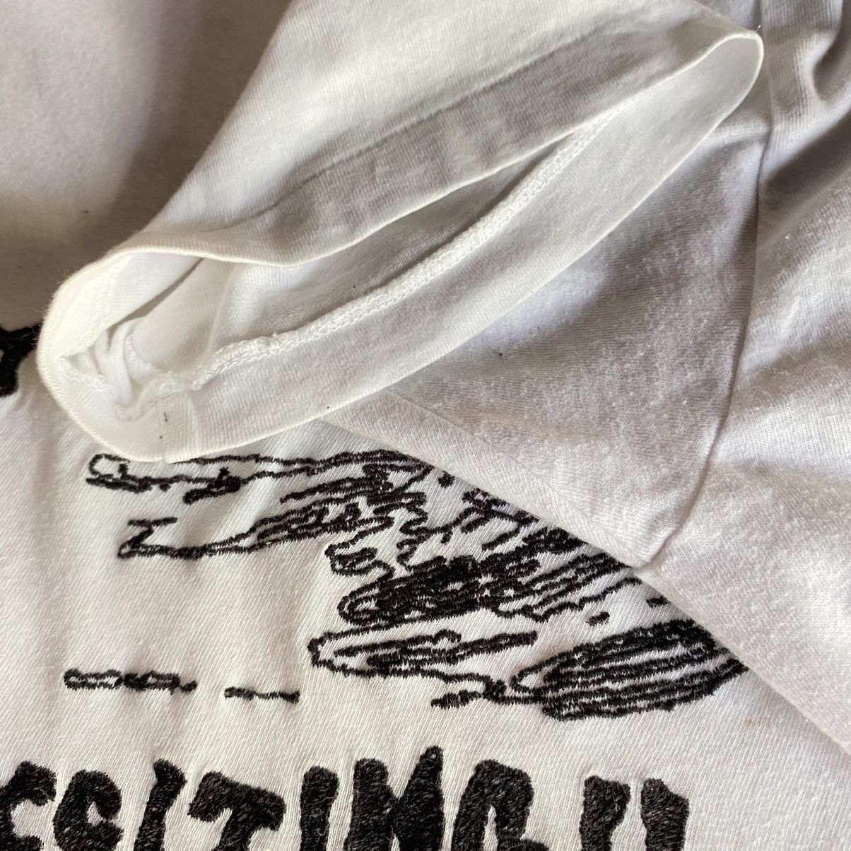 CABANE de ZUCCa CABANE de ZUCCA White Tee with Black Logo Embroidery Size US M / EU 48-50 / 2 - 15 Thumbnail