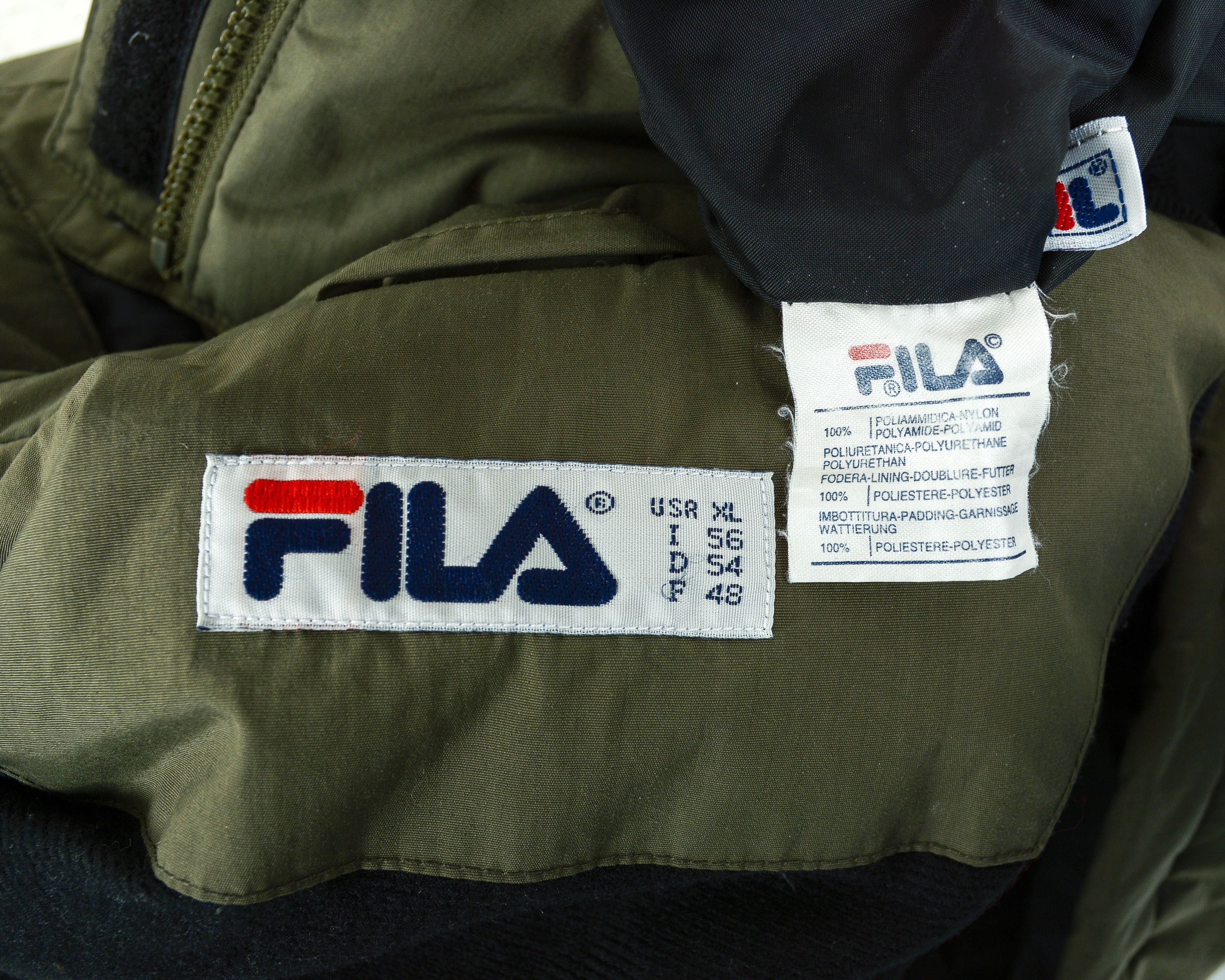 Fila Men Ski Jacket Coat Snowboarding Skiing Hooded Parka Zip Top Size US XL / EU 56 / 4 - 6 Thumbnail