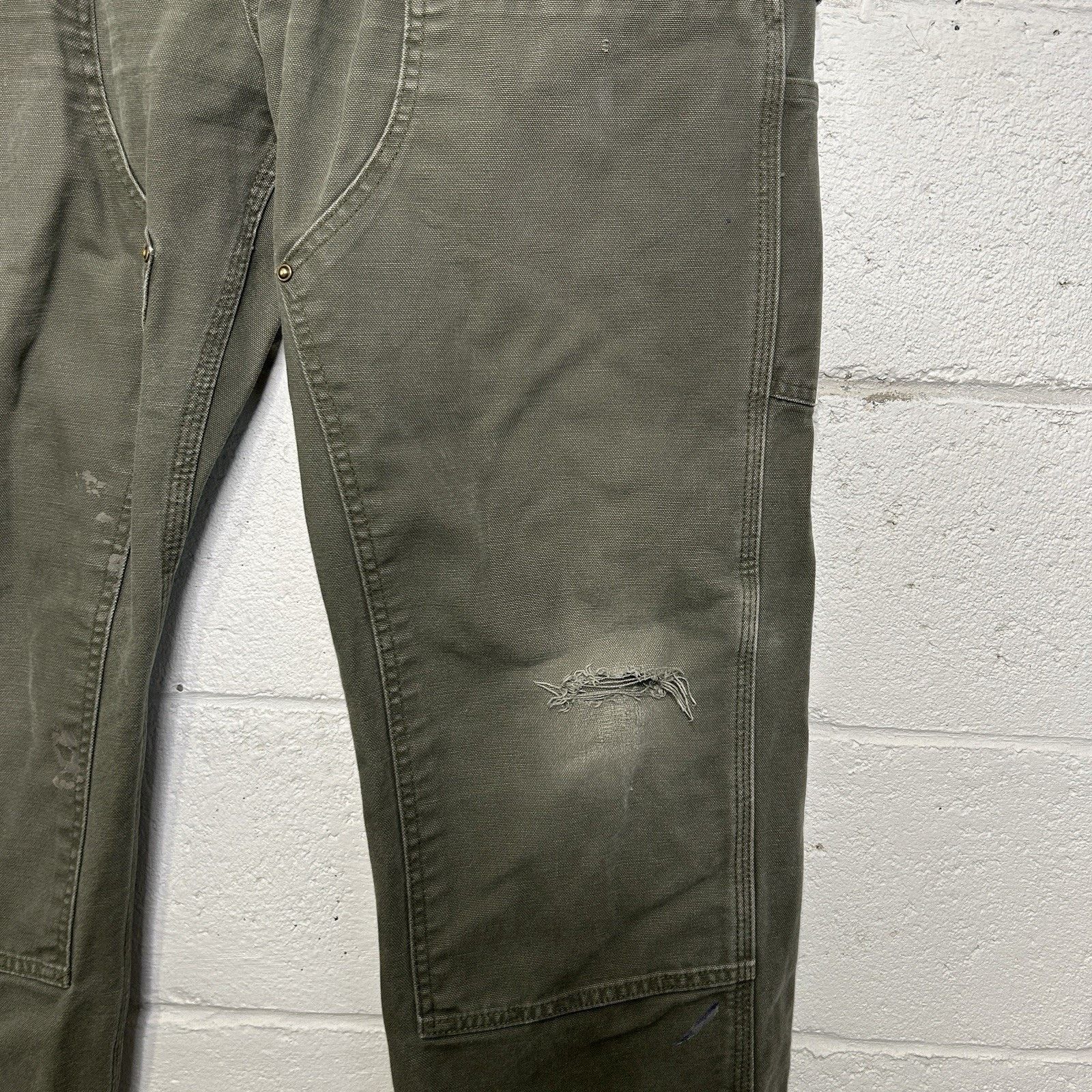 Carhartt Vintage Carhartt DoubleKnee Dungaree Carpenter Pants “Moss” Size US 37 - 5 Thumbnail