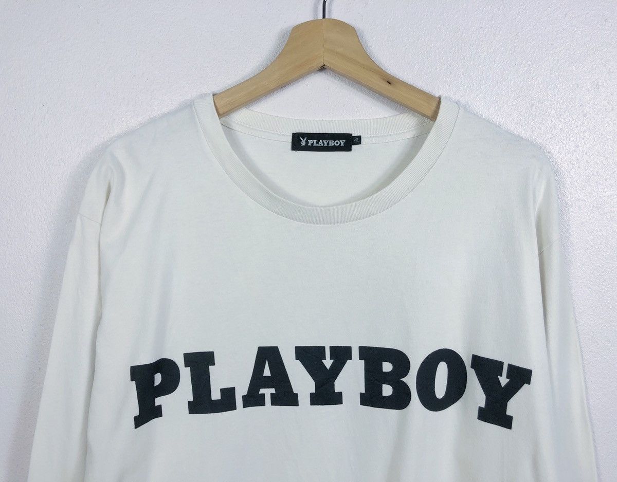 Playboy Rare Vintage Playboy Spellout LS Tee Size US XXL / EU 58 / 5 - 2 Thumbnail