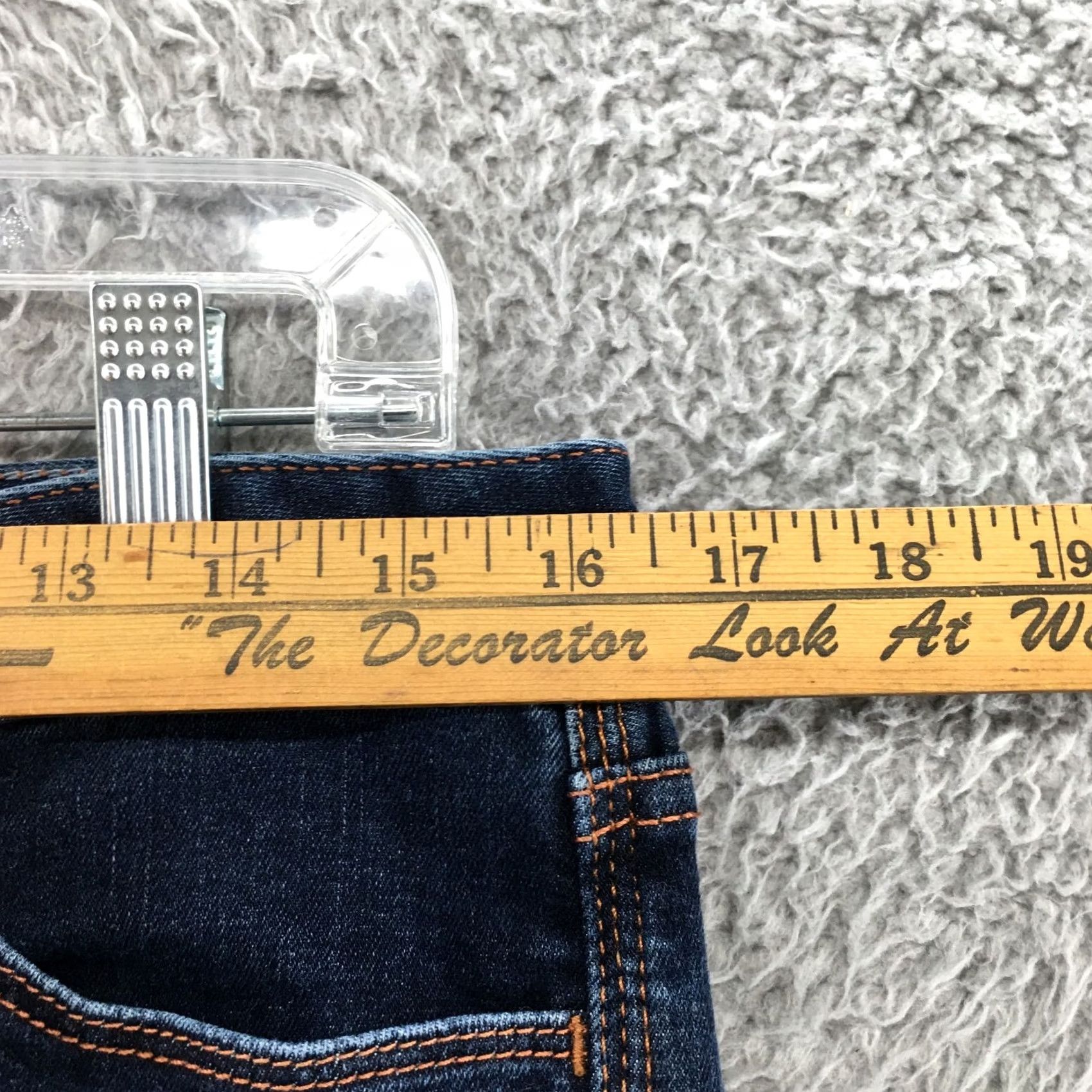 Banana Republic Banana Republic Skinny Jeans Womens 30 Blue Denim Mid Rise Zip Jeans Size 30" / US 8 / IT 44 - 6 Thumbnail