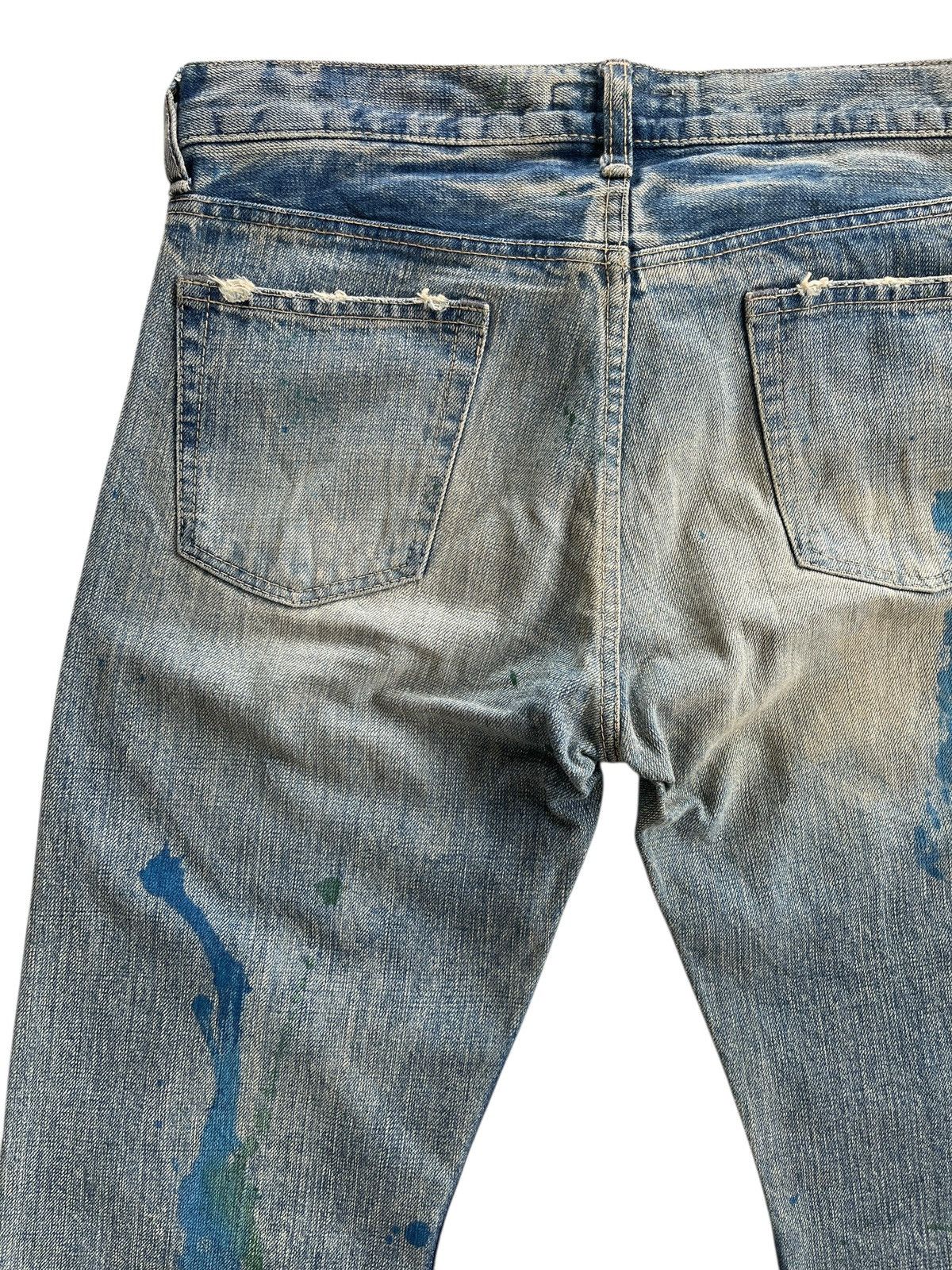 Japanese Brand DOMINGO Co.Ltd JAPAN PAINTS SPLATTED DENIM Size US 31 - 9 Thumbnail