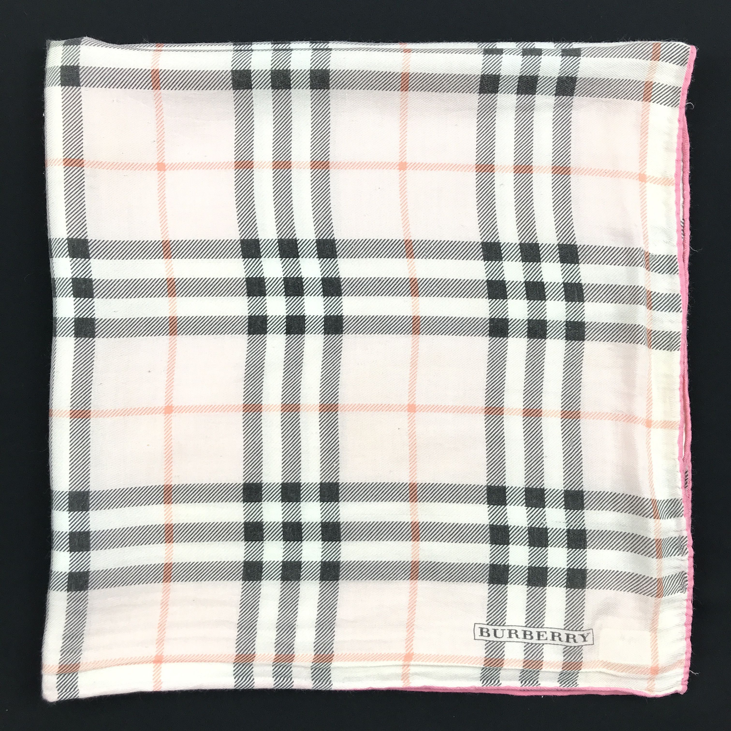 Burberry × Vintage Vintage Burberry Nova Check Bandana Neckerchief Handkerchief Size ONE SIZE - 2 Thumbnail
