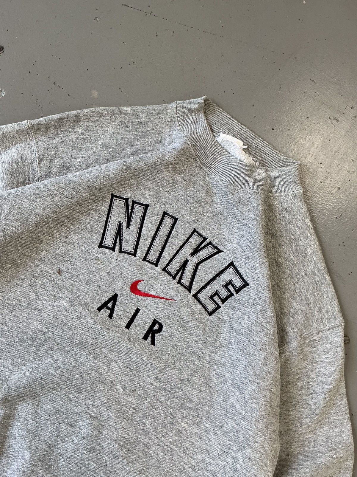 Nike × Vintage Vintage Nike air baggy sweatshirt Size US S / EU 44-46 / 1 - 5 Thumbnail