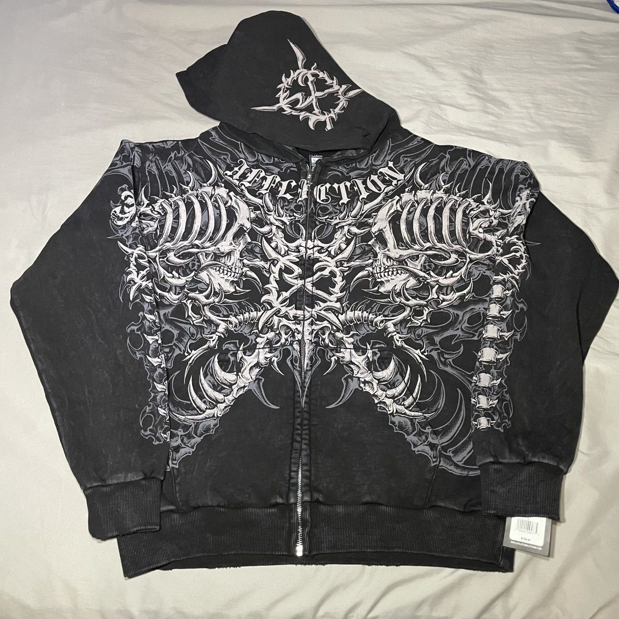 Affliction Affliction GoreCore Ken Carson Zip Up Hoodie Black Large Size US L / EU 52-54 / 3 - 1 Thumbnail
