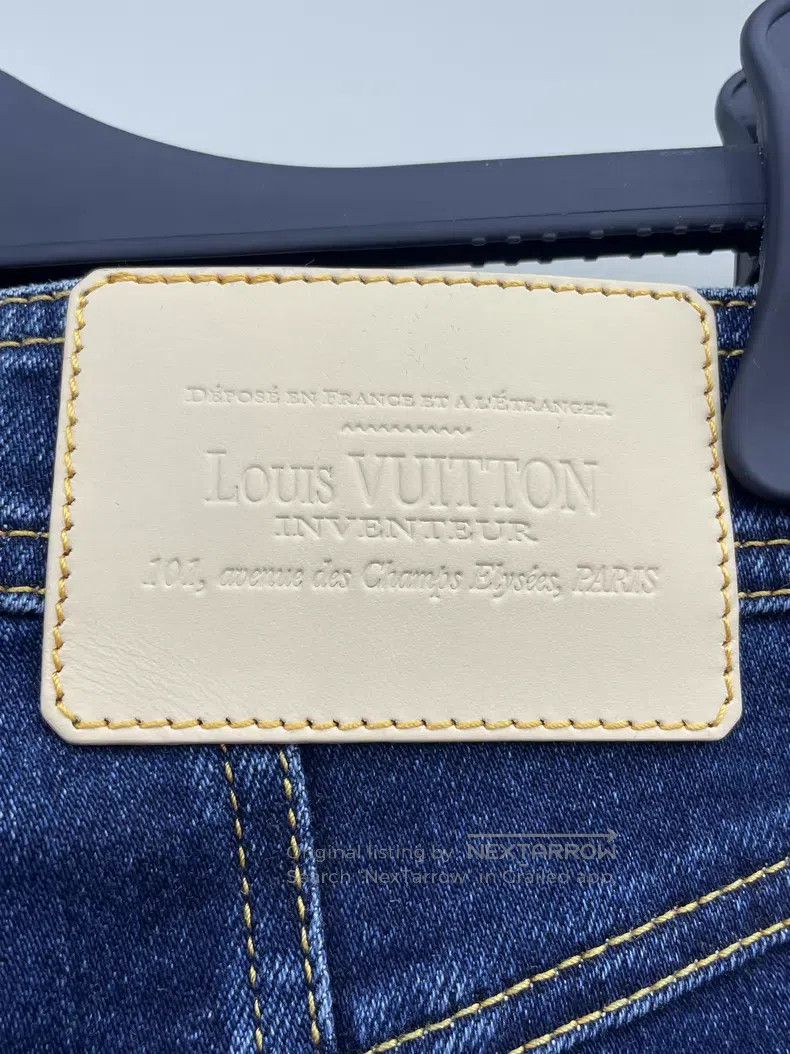 Louis Vuitton Louis Vuitton Blue denim pencil pants Size US 36 / EU 52 - 4 Thumbnail