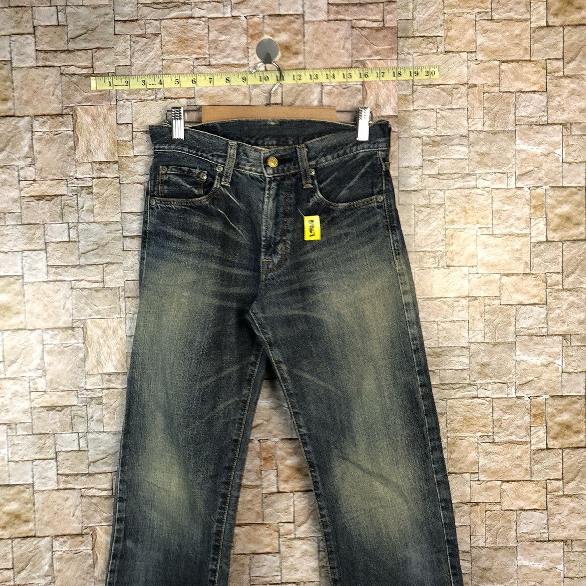 Japanese Brand BobSon vintage Blue Denim Pants #A1167 Size US 27 - 2 Thumbnail