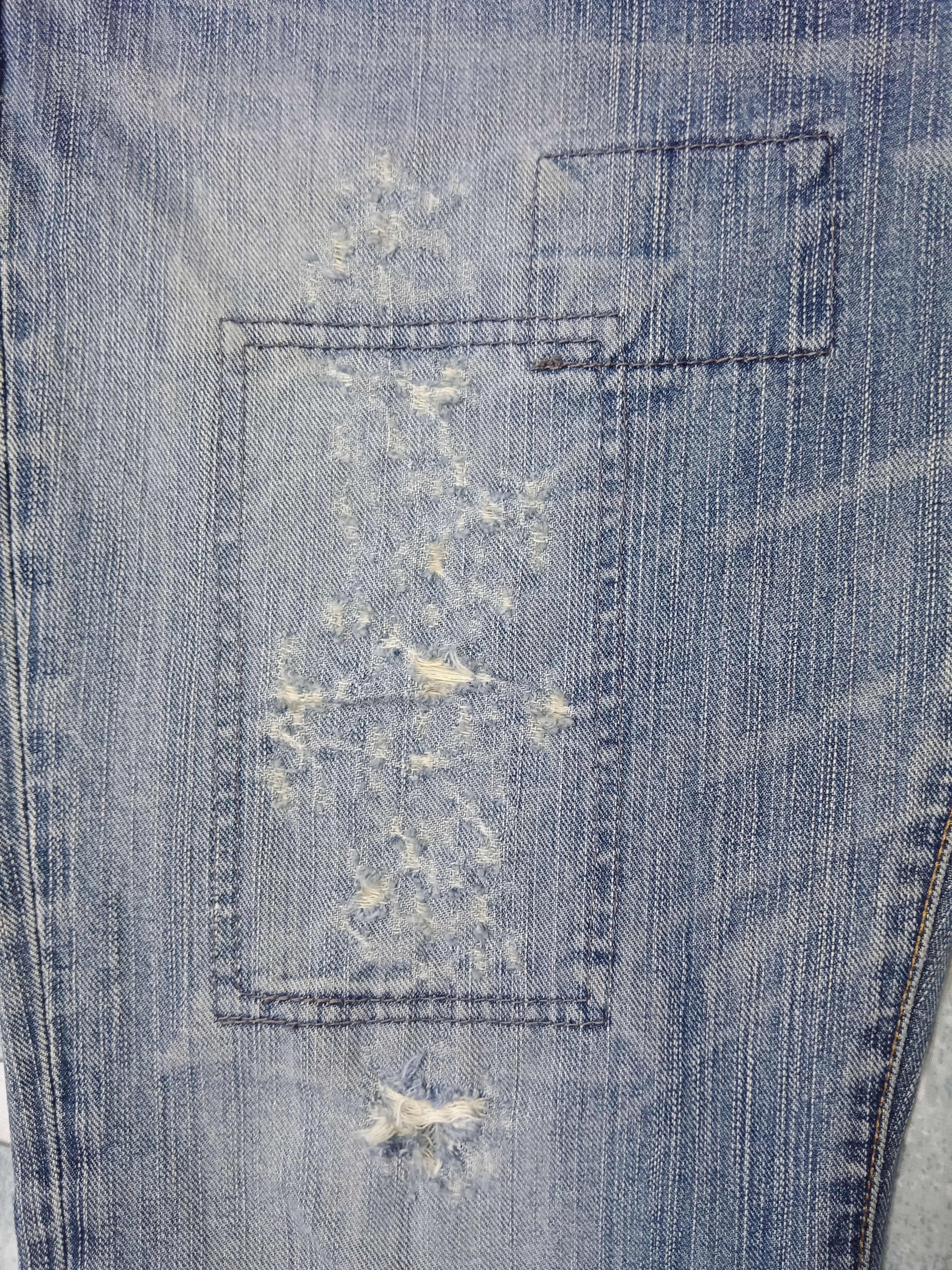 Edwin Edwin Seditionaries Distressed Flare Denim Size US 32 / EU 48 - 7 Thumbnail