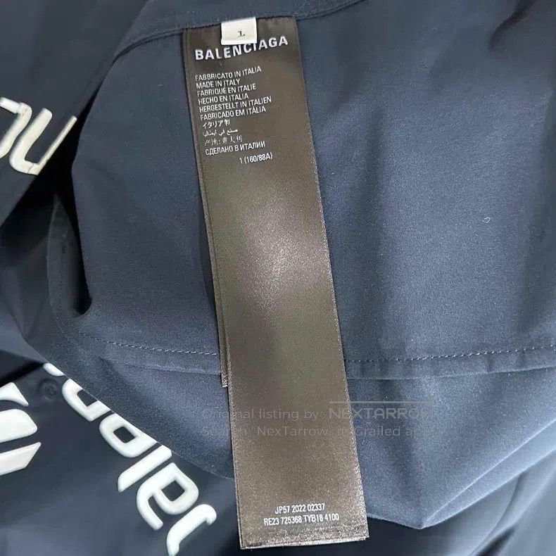 Balenciaga Balenciaga Dark blue jacket Size US L / EU 52-54 / 3 - 6 Thumbnail