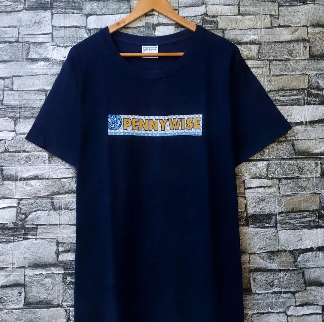 Band Tees Vintage 90's Pennywise Hermosa Beach California 1999 Tshirt Size US M / EU 48-50 / 2 - 2 Thumbnail