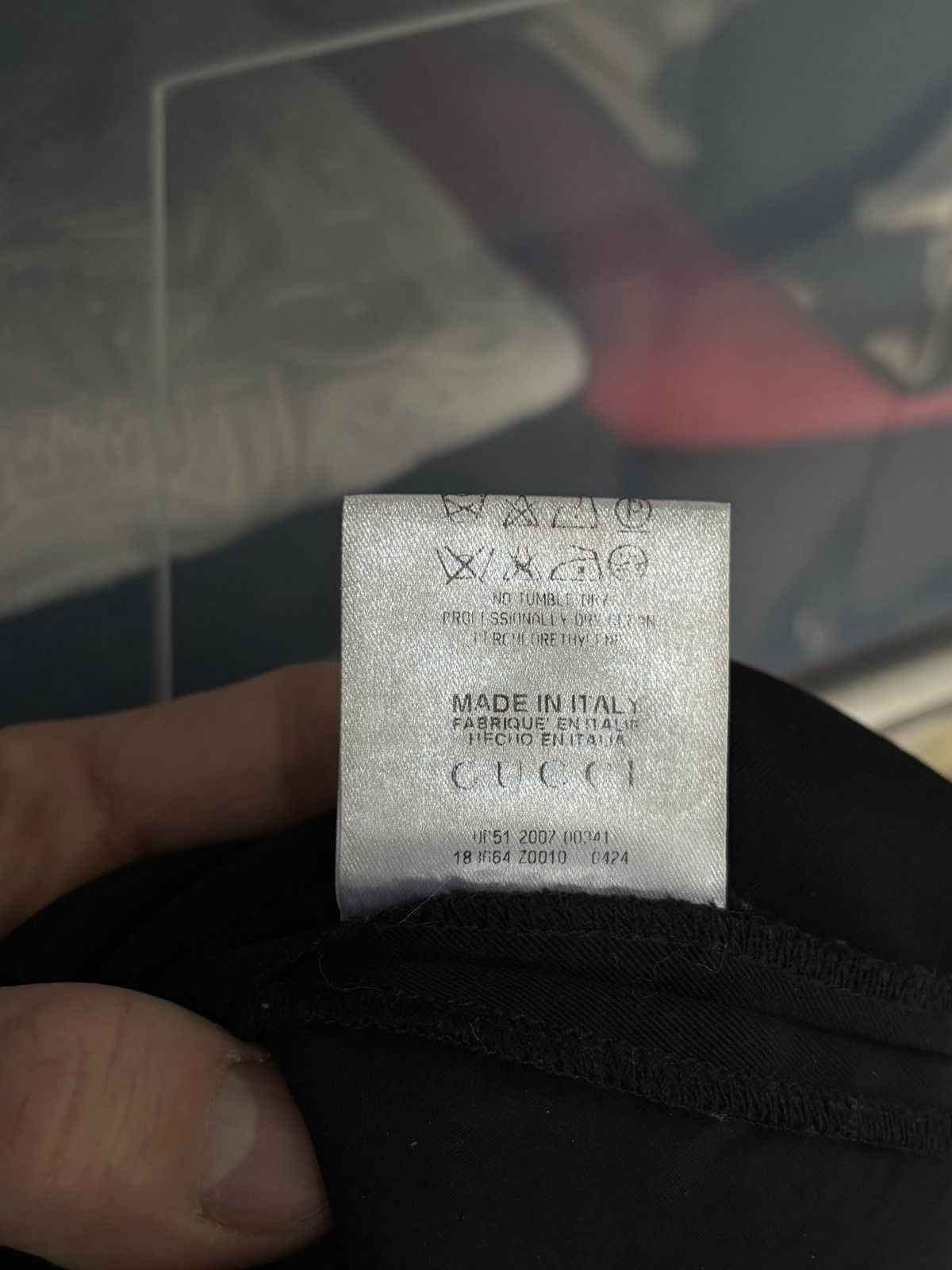 Gucci Gucci Vintage Black Wool Pants Size 28" / US 6 / IT 42 - 10 Thumbnail