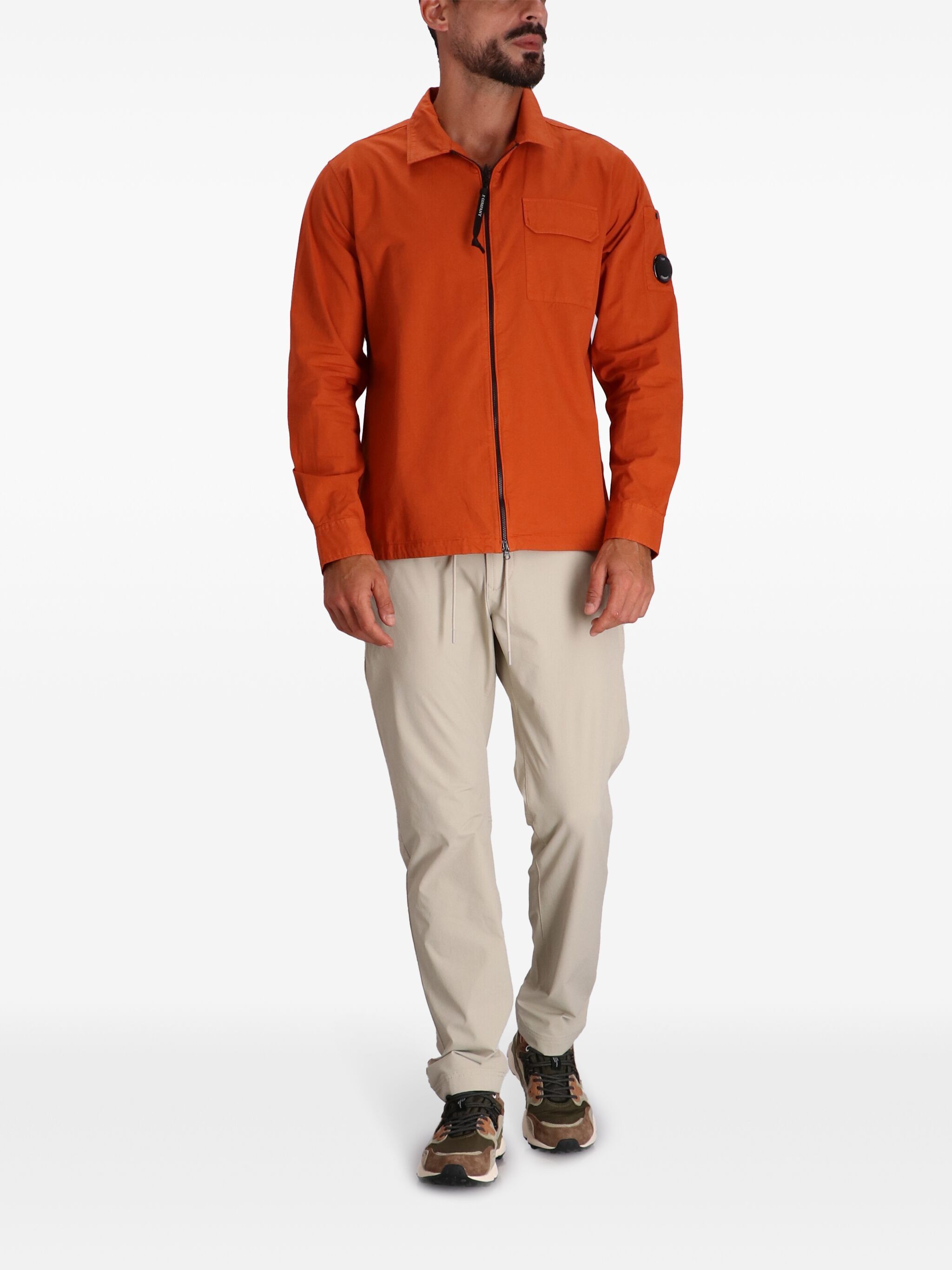 C.P. Company o1y1224 Solid Color Shirt in Orange Size US L / EU 52-54 / 3 - 3 Thumbnail