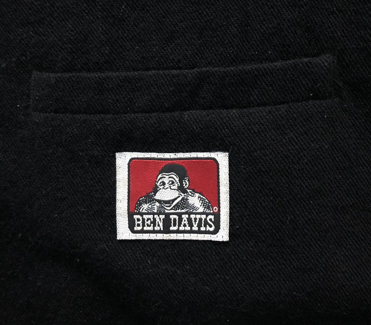 Ben Davis × Vintage Ben Davis Wool Blend Work Vest - Black - Size L Size US L / EU 52-54 / 3 - 7 Thumbnail