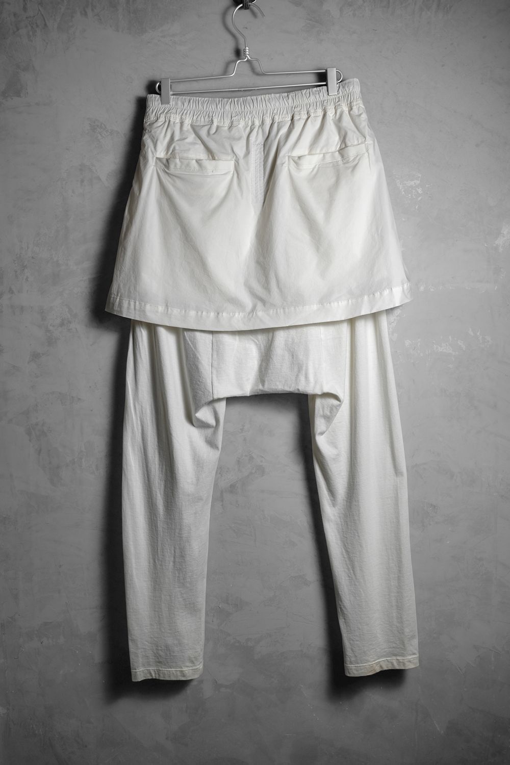 Rick Owens Drkshdw Rick Owens DRKSHDW Layered Skirt Sarouel Pants - Milk Size US 32 / EU 48 - 5 Thumbnail