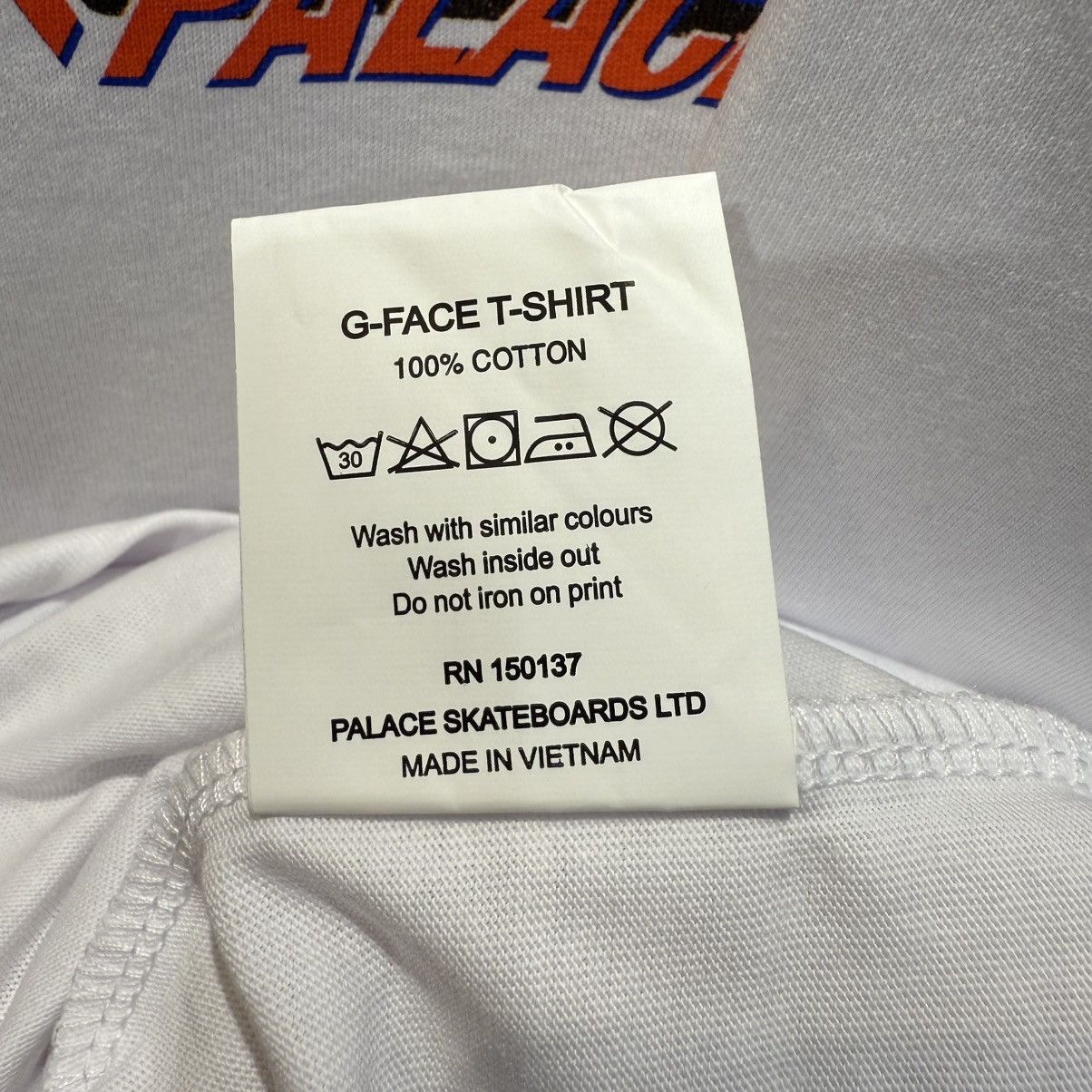 Palace Palace G-Face Tee White Size US XL / EU 56 / 4 - 4 Thumbnail