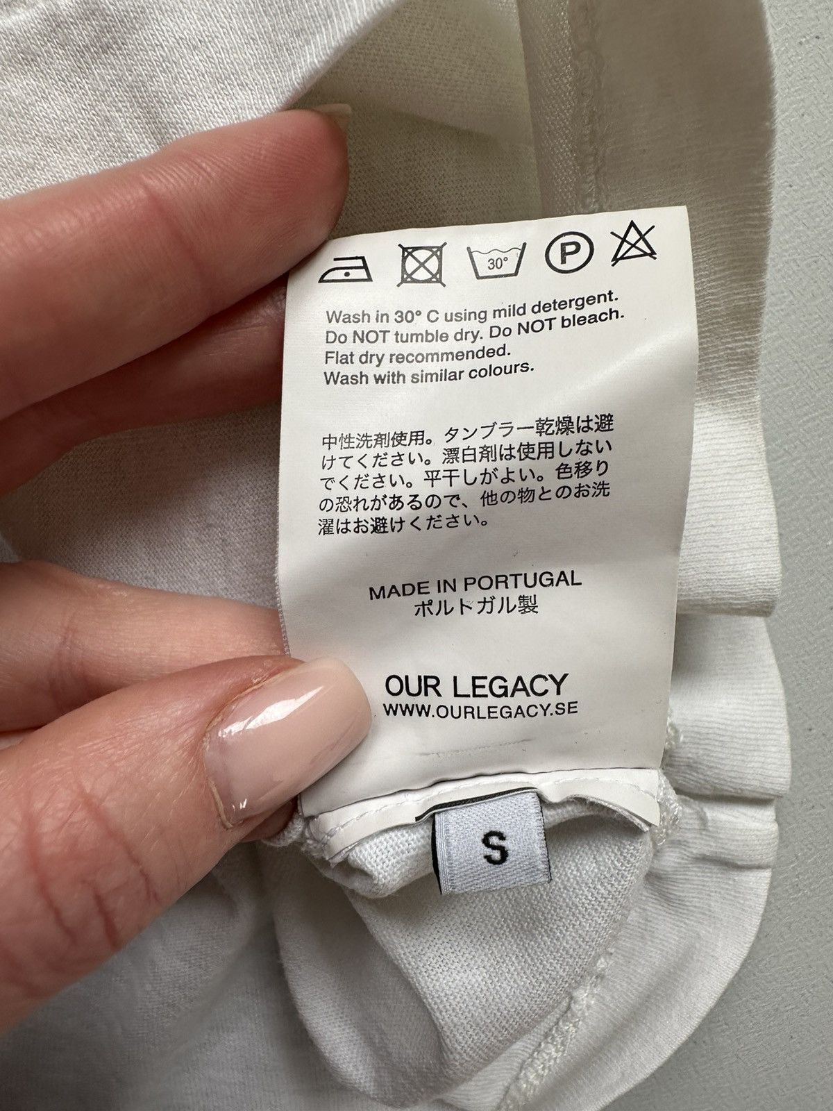 Our Legacy Our Legacy White Army Jersey Tee Size US S / EU 44-46 / 1 - 7 Thumbnail