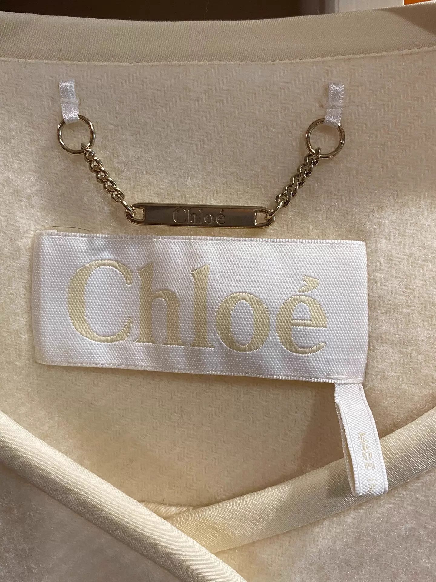 Chloe Chloe Wool Blend Minimalist Jacket 40 Size S / US 4 / IT 40 - 3 Thumbnail