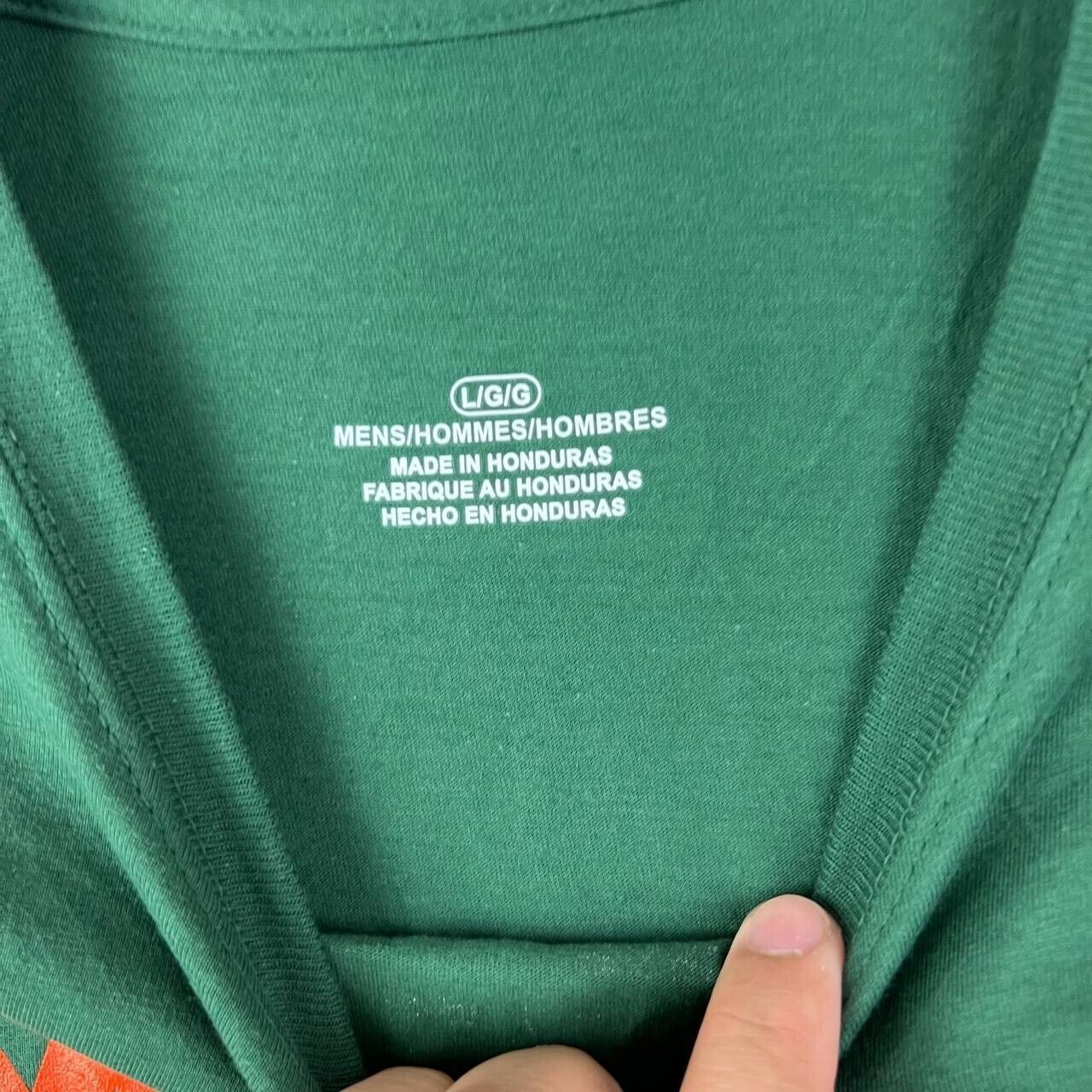 NCAA Miami Hurricanes NCAA Large Long Sleeves Sweatshirt Green Size US L / EU 52-54 / 3 - 2 Thumbnail