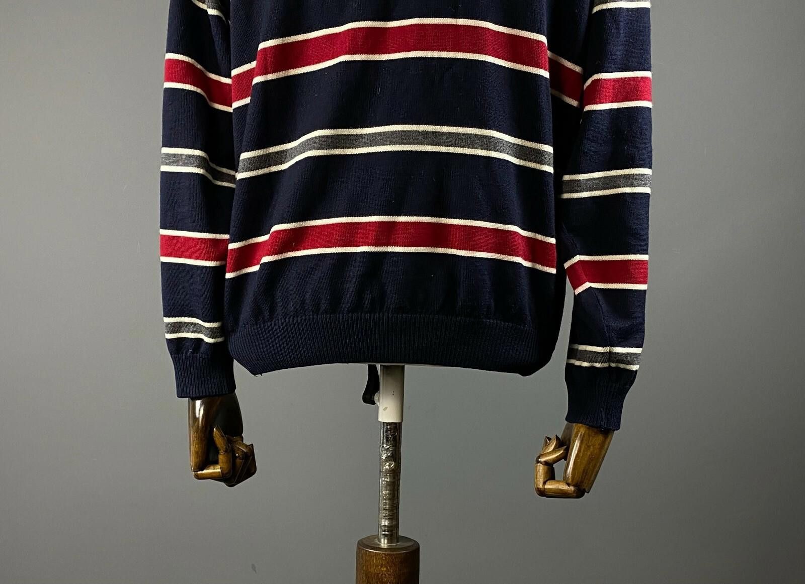 Paul & Shark Paul & Shark Yachting Cool Touch Blue Stripe Jumper Size L Size US L / EU 52-54 / 3 - 9 Thumbnail
