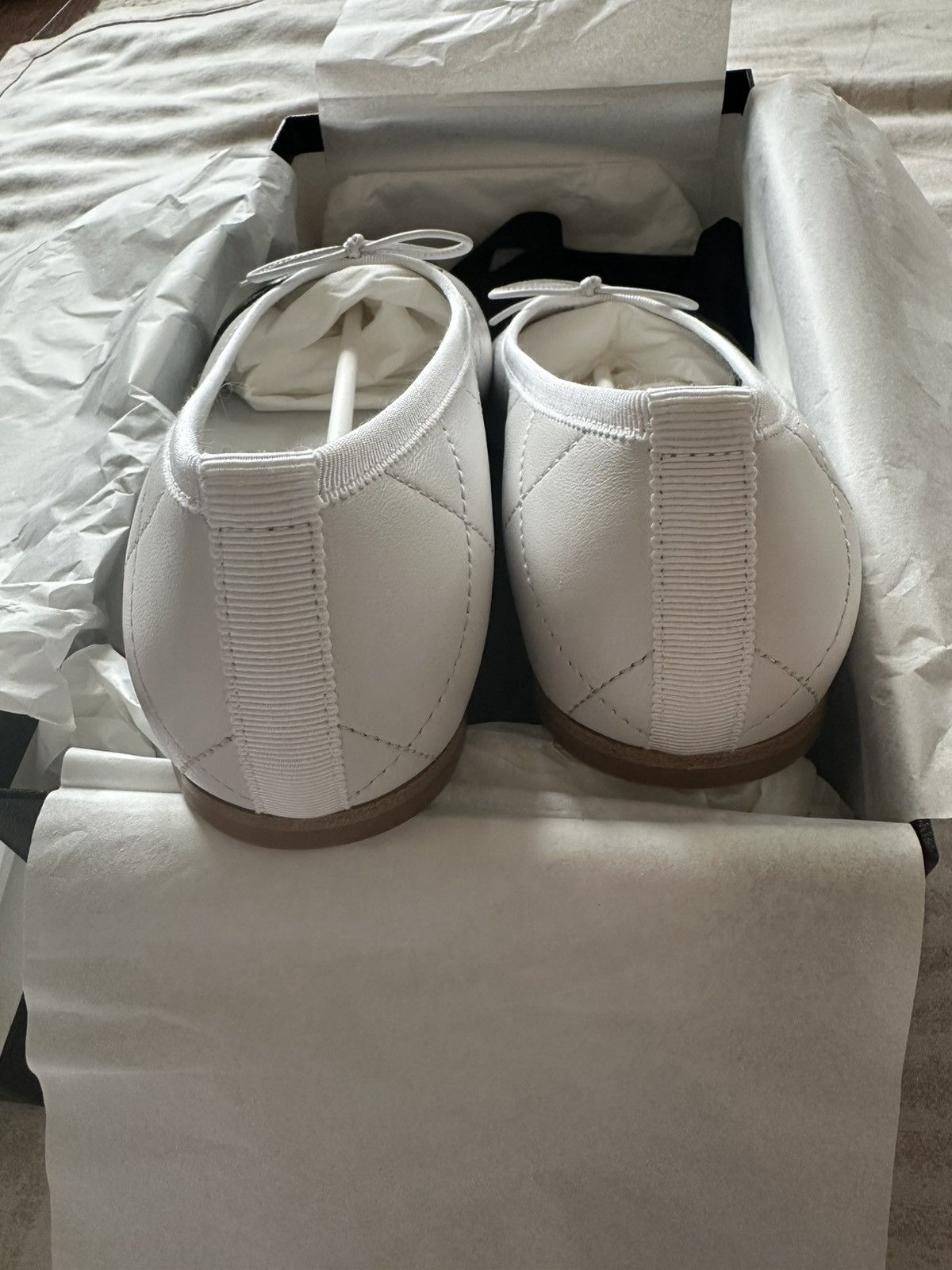 Chanel Chanel 26M coco beach Cambon Flat White color size 37 Size US 7 / IT 37 - 9 Thumbnail