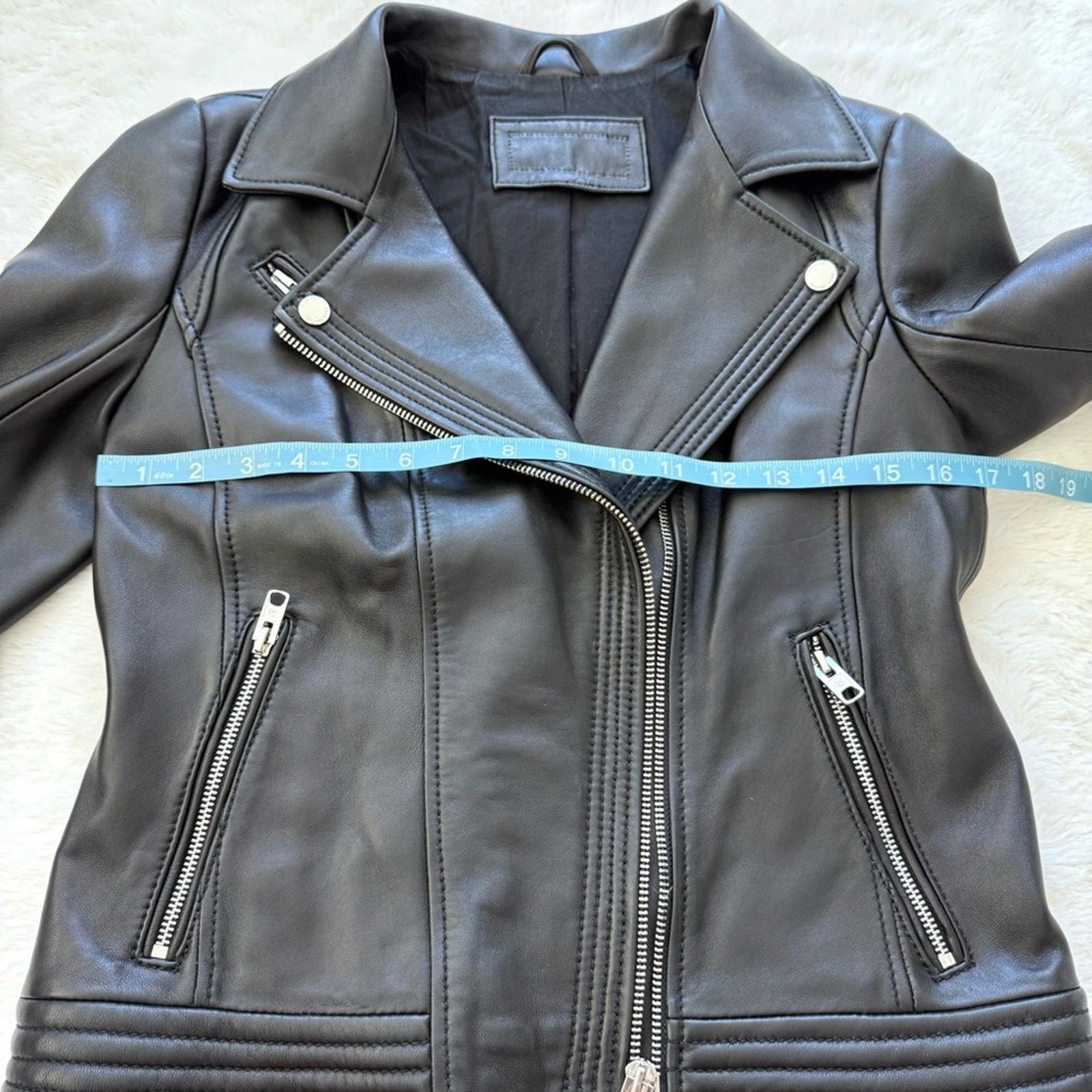 Michael Bastian Michael Kors moto leather women jacket size 6 US Size M / US 6-8 / IT 42-44 - 7 Thumbnail