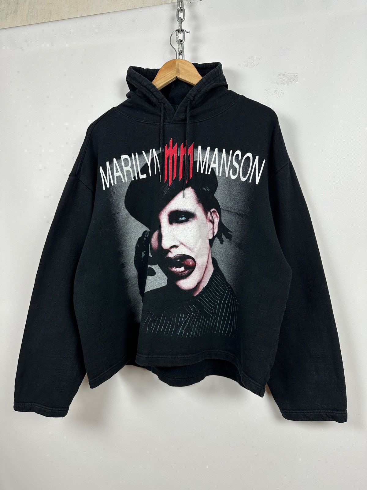 Band Tees Vintage Marilyn Manson Band Hoodie Size US M / EU 48-50 / 2 - 3 Thumbnail