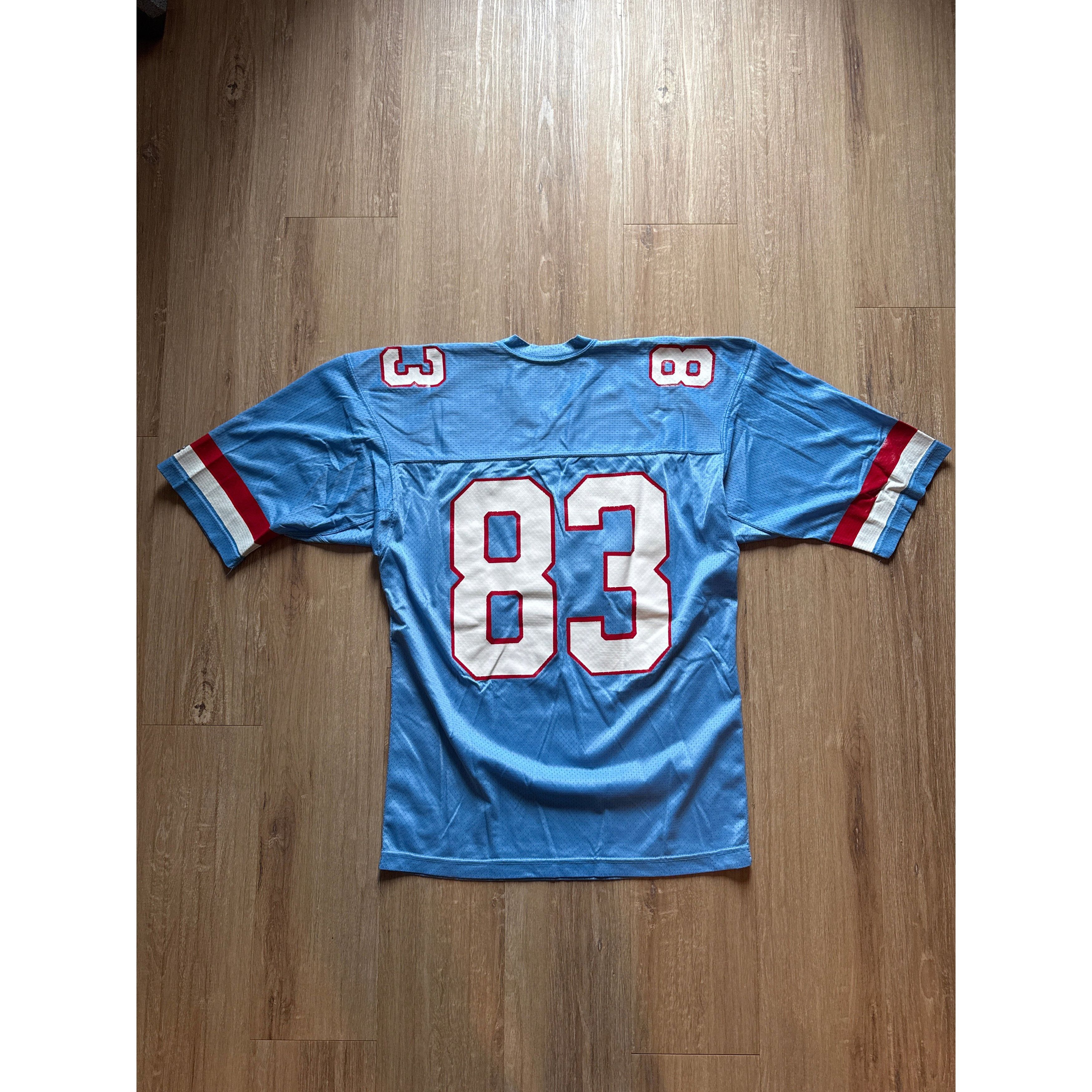 Other Vintage Champion Houston Oilers #83 Willie Drewrey Football Size US L / EU 52-54 / 3 - 5 Thumbnail