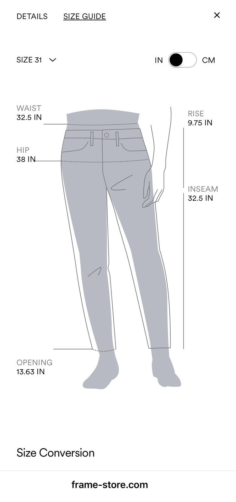 Frame Frame L’homme slim jean Walnut - 31 Size US 31 - 9 Thumbnail