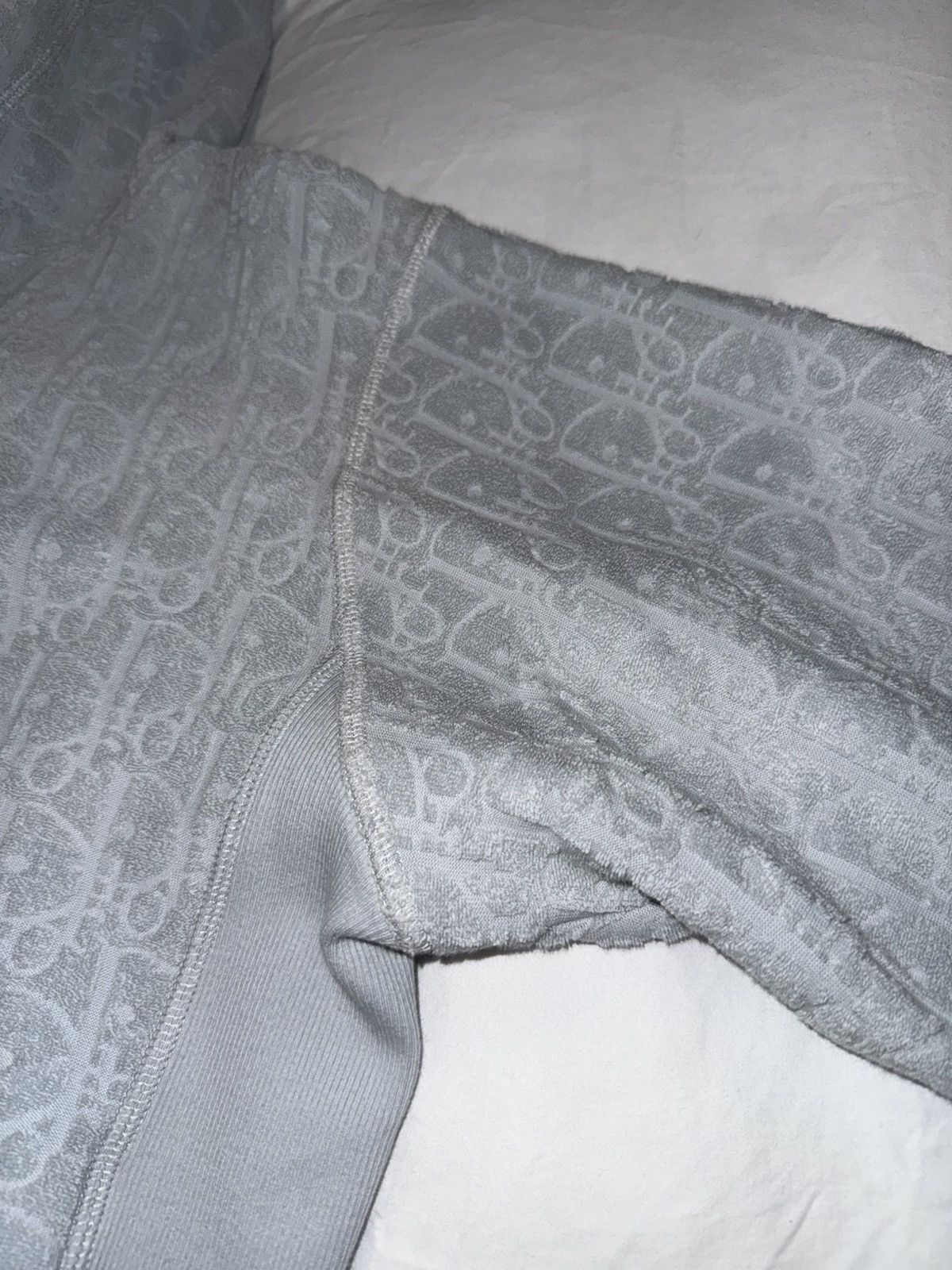 Dior Dior Oblique Terry Hoodie Blue Grey Size US M / EU 48-50 / 2 - 8 Thumbnail